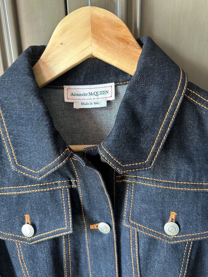 Alexander McQueen Alexander McQUEEN size 42 Cowboy waist cinched top 2505-Ne Size L / US 10 / IT 46 - 2 Thumbnail