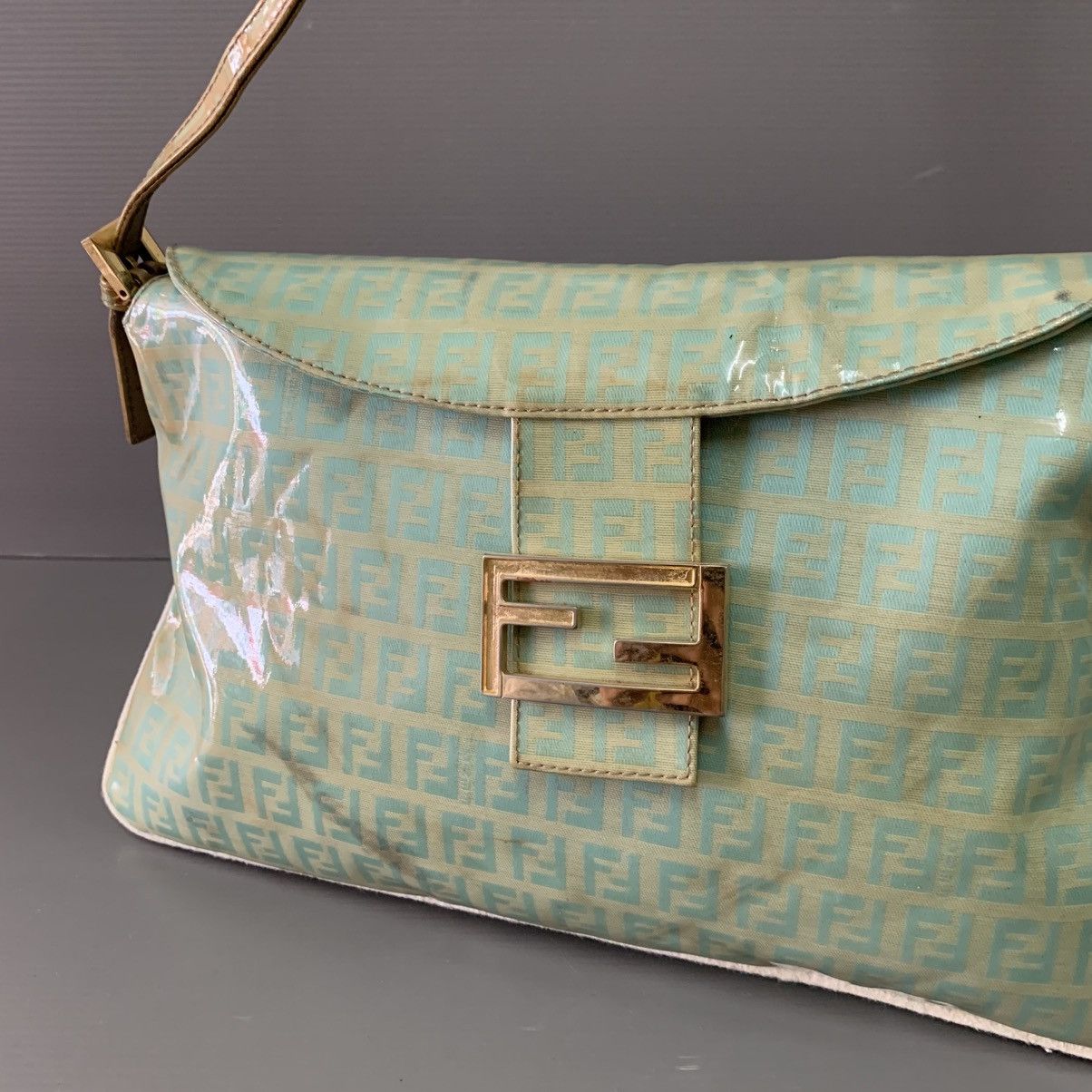 Fendi Fendi Zucchino Baguette Bag Size ONE SIZE - 9 Thumbnail