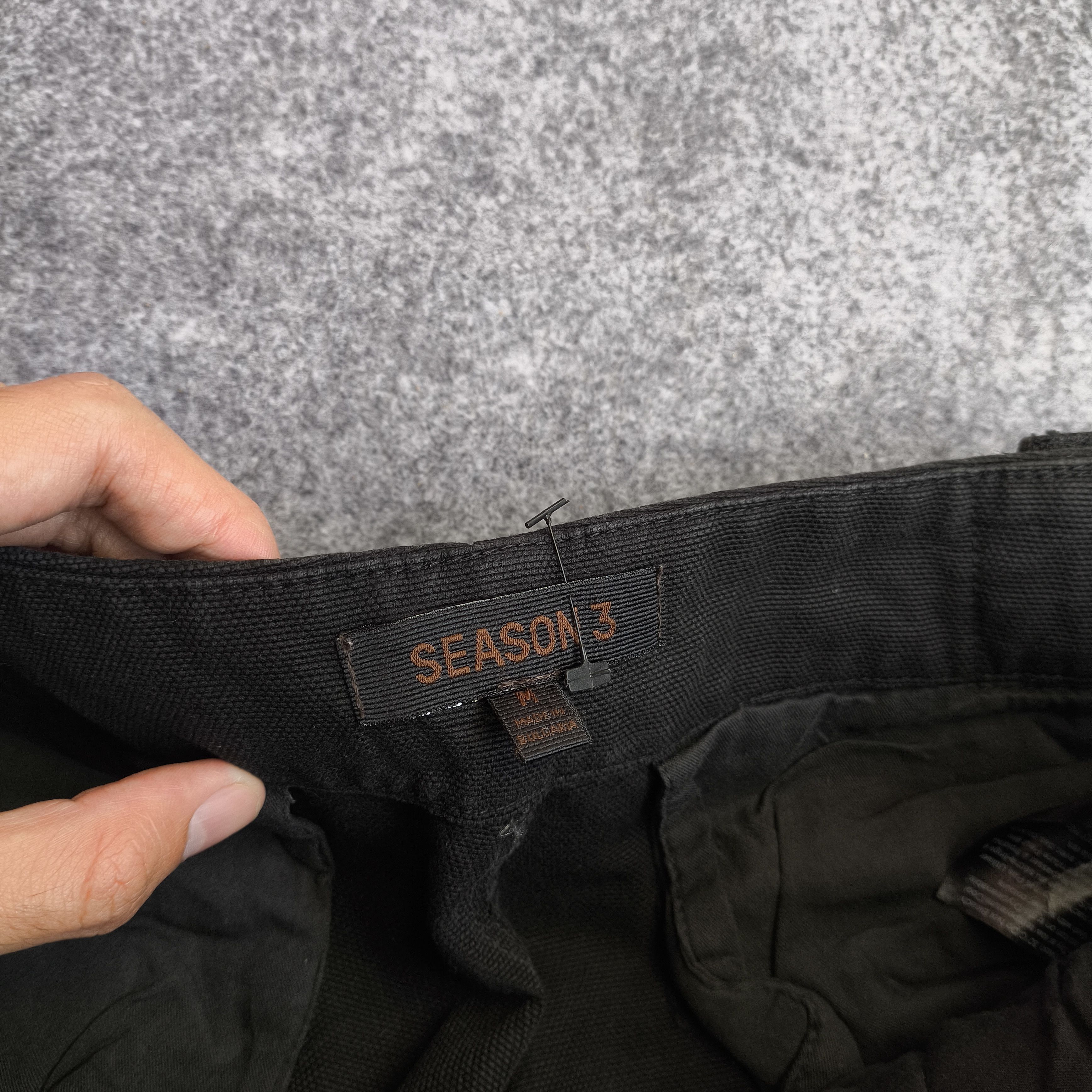 Yeezy Kanye west season 3 Velcro cargo pants sz tag m