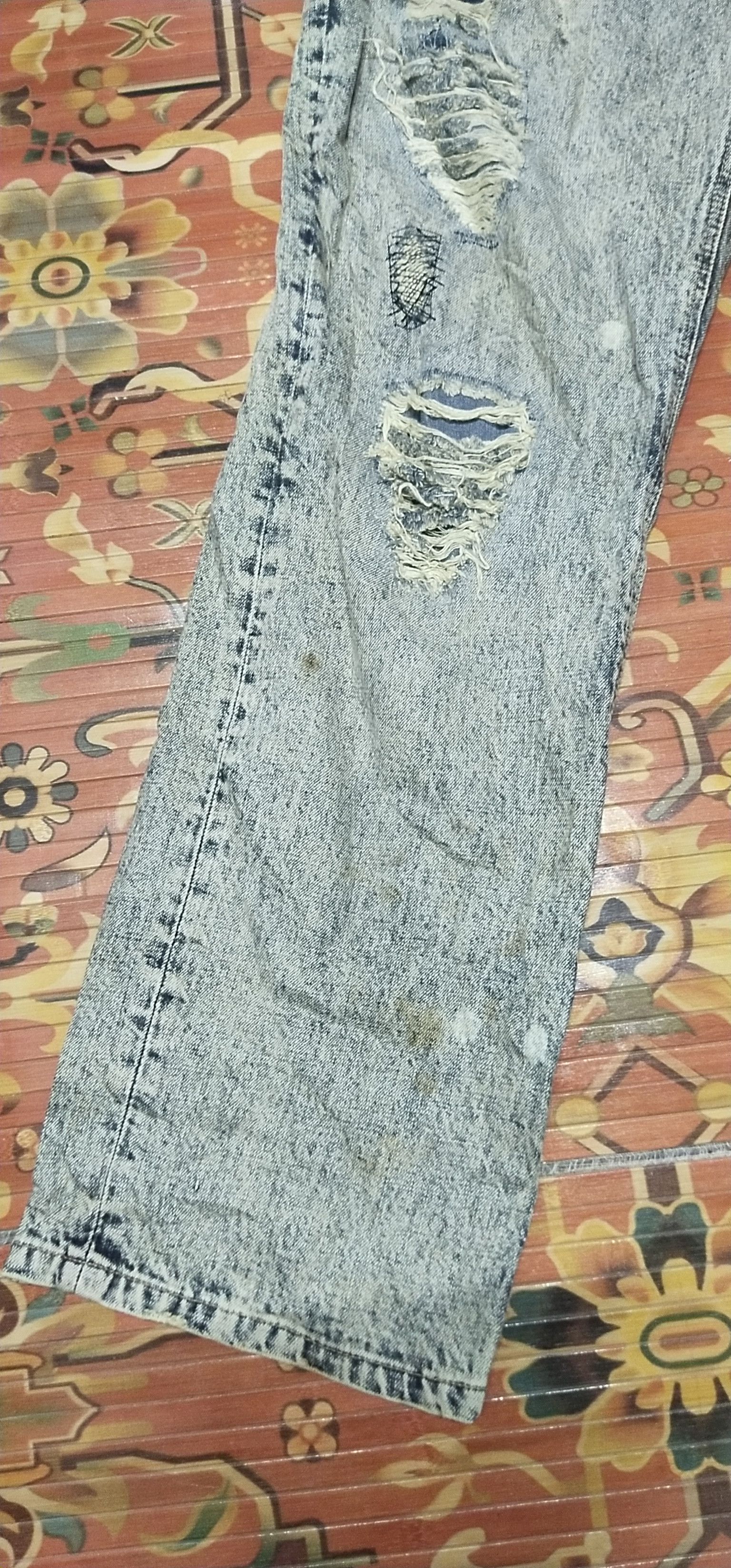 Vintage Final Drop Karl Kani Distressed Pant Size US 40 / EU 56 - 5 Thumbnail