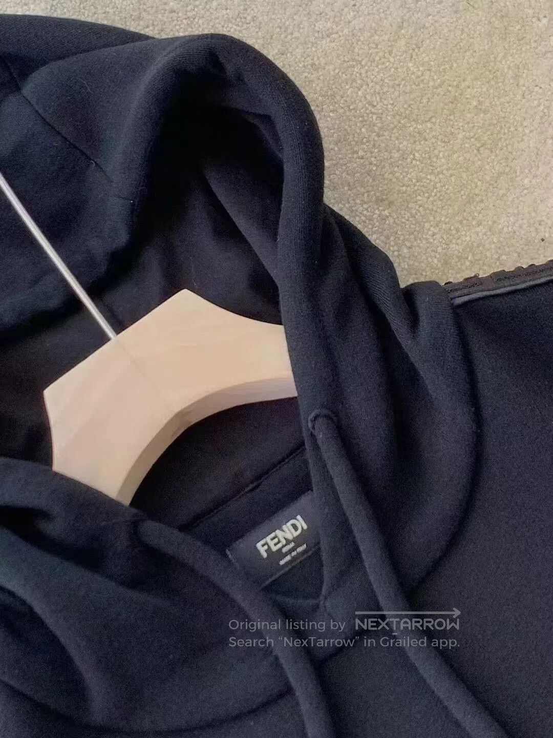 Fendi Fendi Black Logo Hoodie Sweatshirt XS. Size XS / US 0-2 / IT 36-38 - 4 Thumbnail