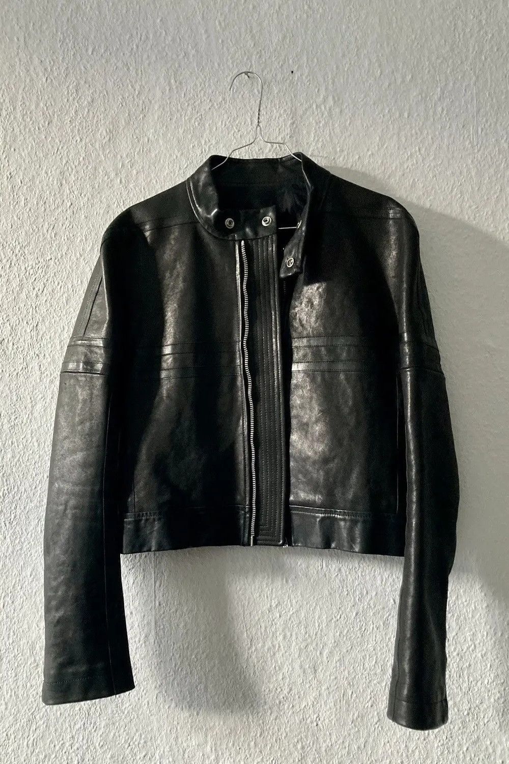 Rick Owens レザーライダース RU14F2764 牛革 48 美品 Rick Owens (BRAND NEW) size 48 to 52 - STOOGES BIKER - RU14F2764