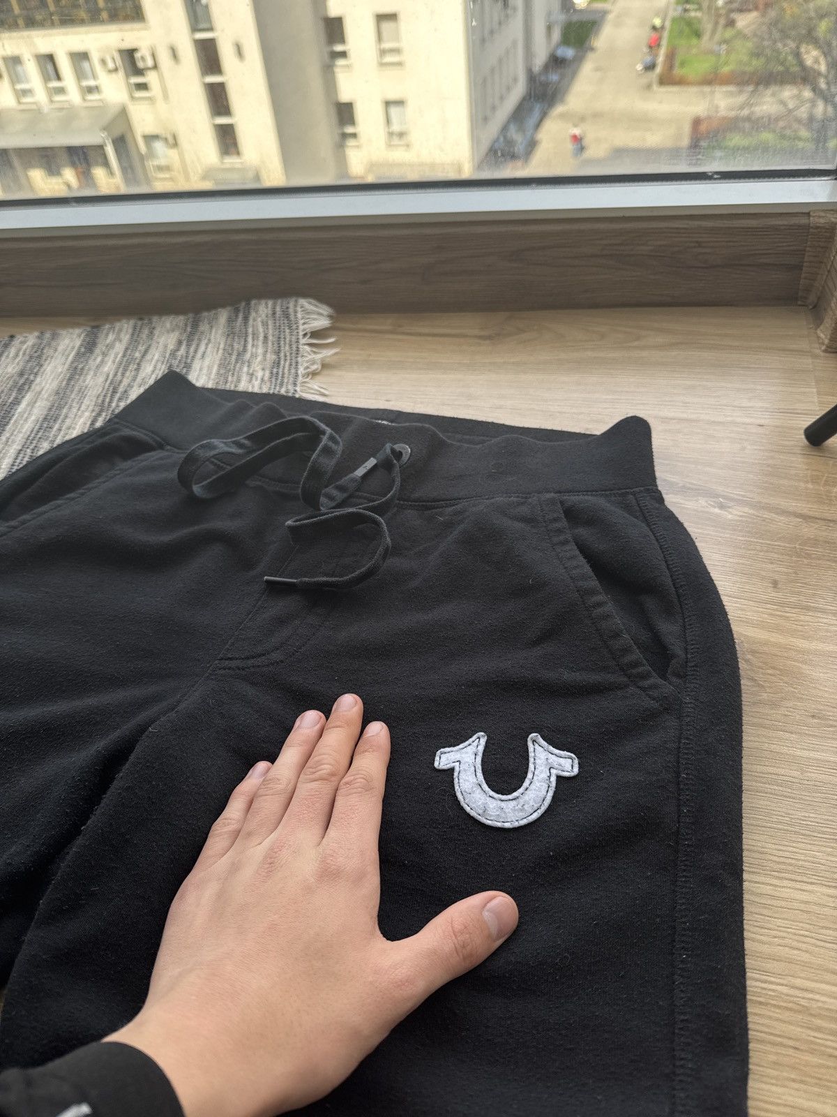 True Religion × Vintage True religion Embroidered logo distressed sweatpants Size US 30 / EU 46 - 4 Thumbnail