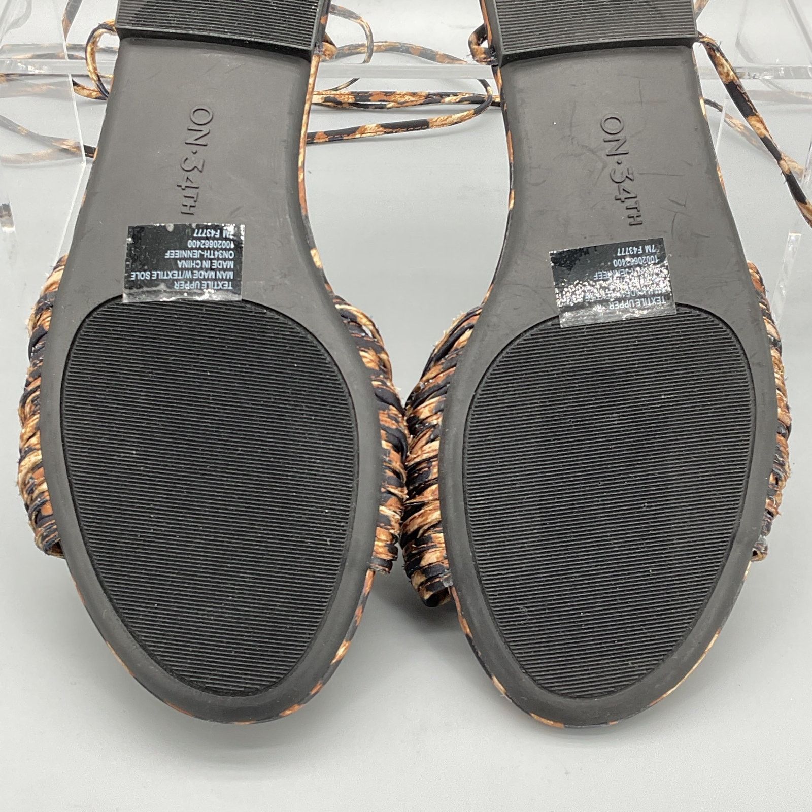 Other NEW on 34th Women’s Jenniee Knot Sandals Leopard Size 7M Size US 7 / IT 37 - 10 Thumbnail