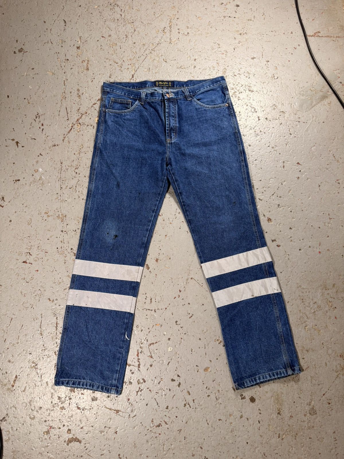 Wrangler Crazy Hi Vis Wrangler Cowboy Denim Jeans Size US 36 / EU 52 - 1 Thumbnail