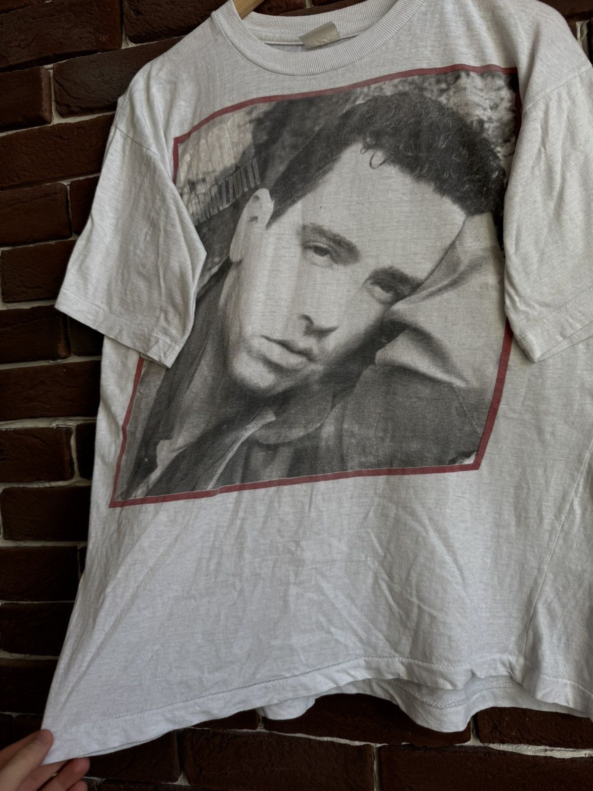 Band Tees Vintage 90s Eros Ramazzotti World Tour Pop Singer Italy Band Size US L / EU 52-54 / 3 - 6 Thumbnail