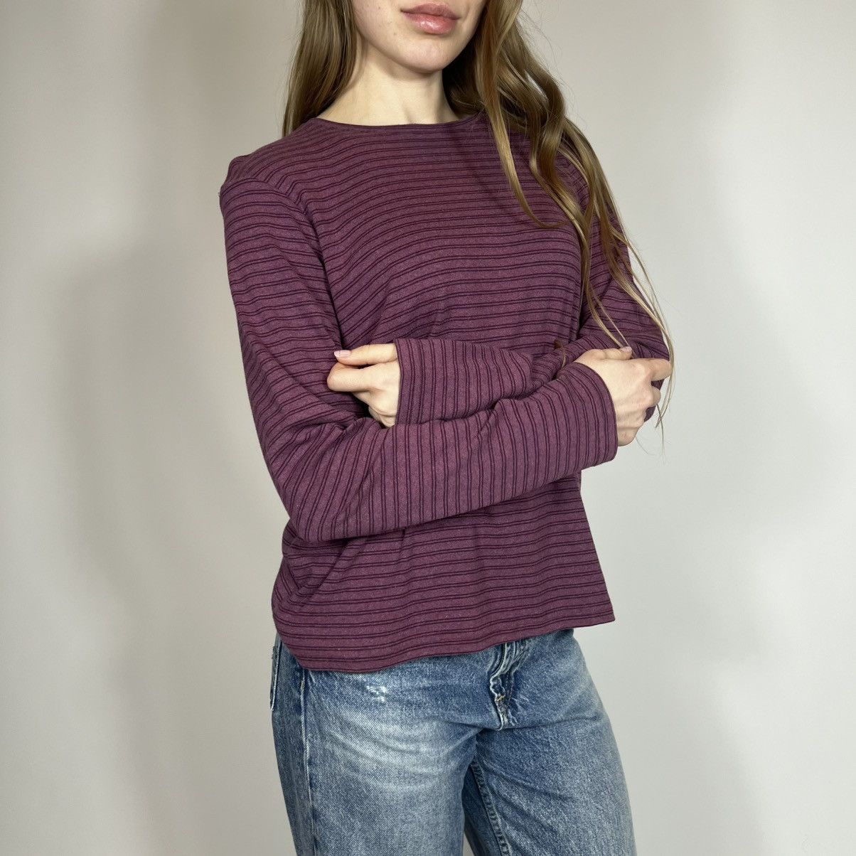 Gudrun Sjoden Vintage Y2K Gudrun Sjoden Striped Casual Longsleeve Size XL / US 12-14 / IT 48-50 - 2 Thumbnail
