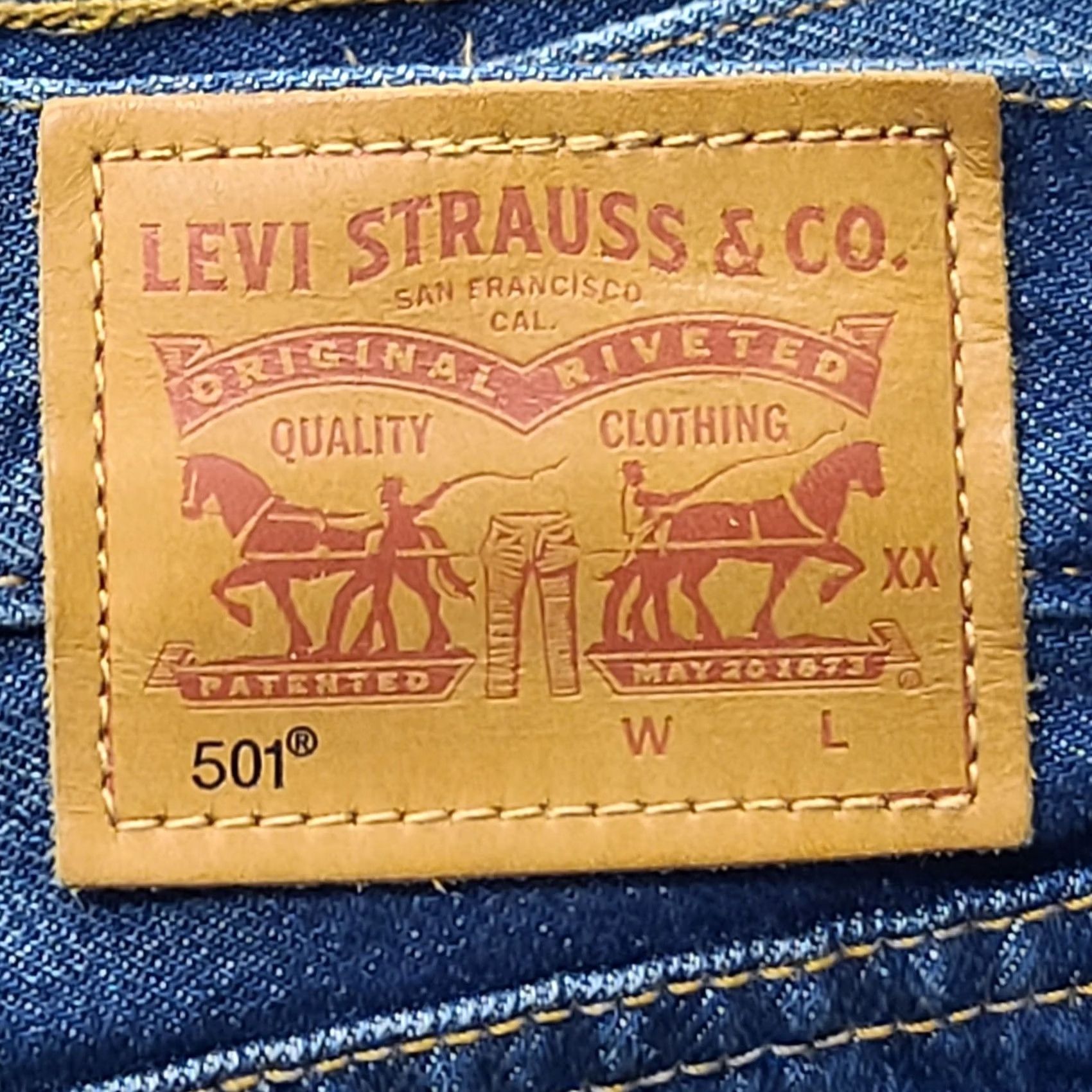 Levi's VINTAGE Levi's 501 XX Cut Off Shorts Womens 29 Regular High Rise Daisy Dukes Booty Denim Blue 90s Womens Size 29" - 3 Thumbnail