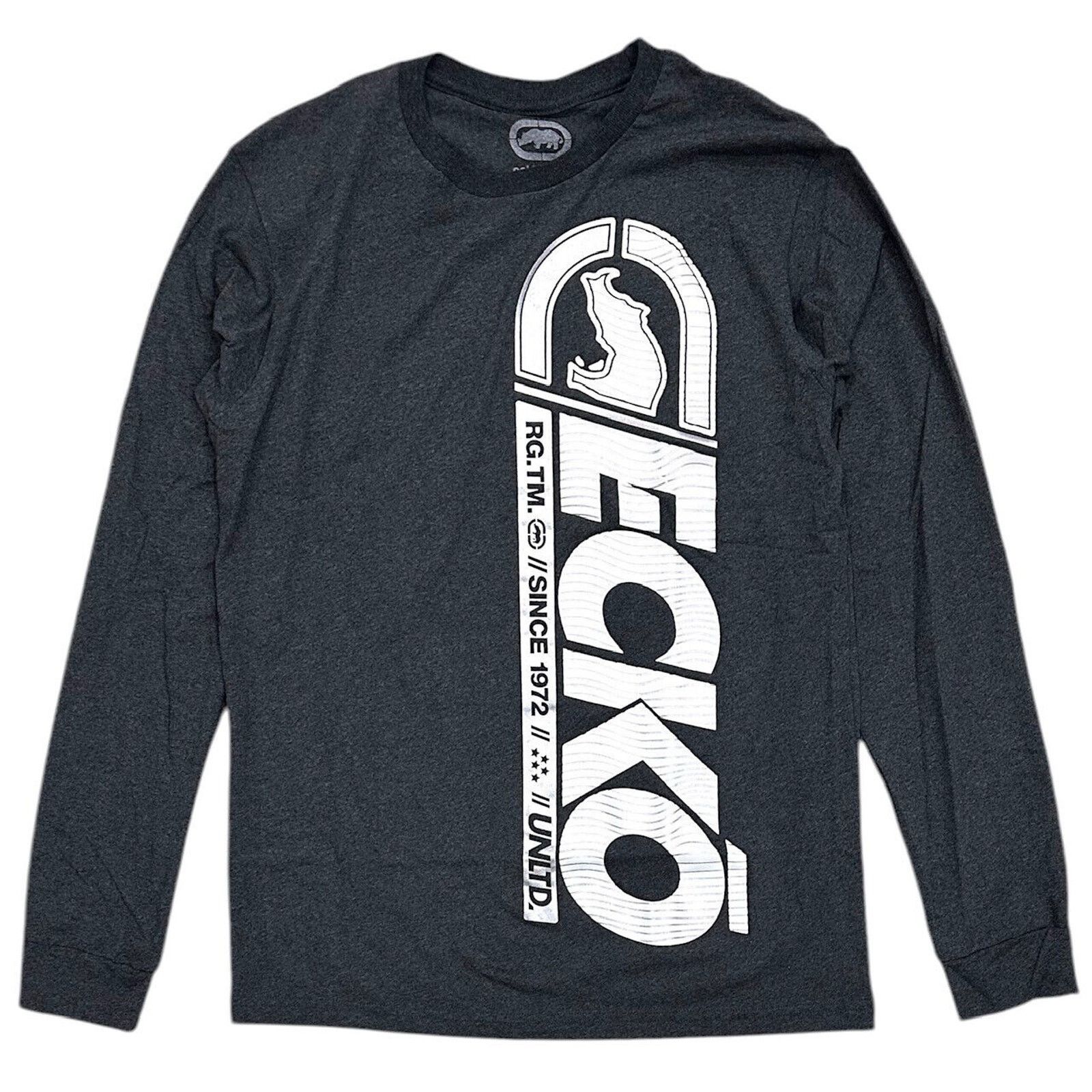 Ecko Unltd. Ecko Unltd Men's T-Shirt Puff Print Charcoal Heather Tee Size US M / EU 48-50 / 2 - 1 Thumbnail