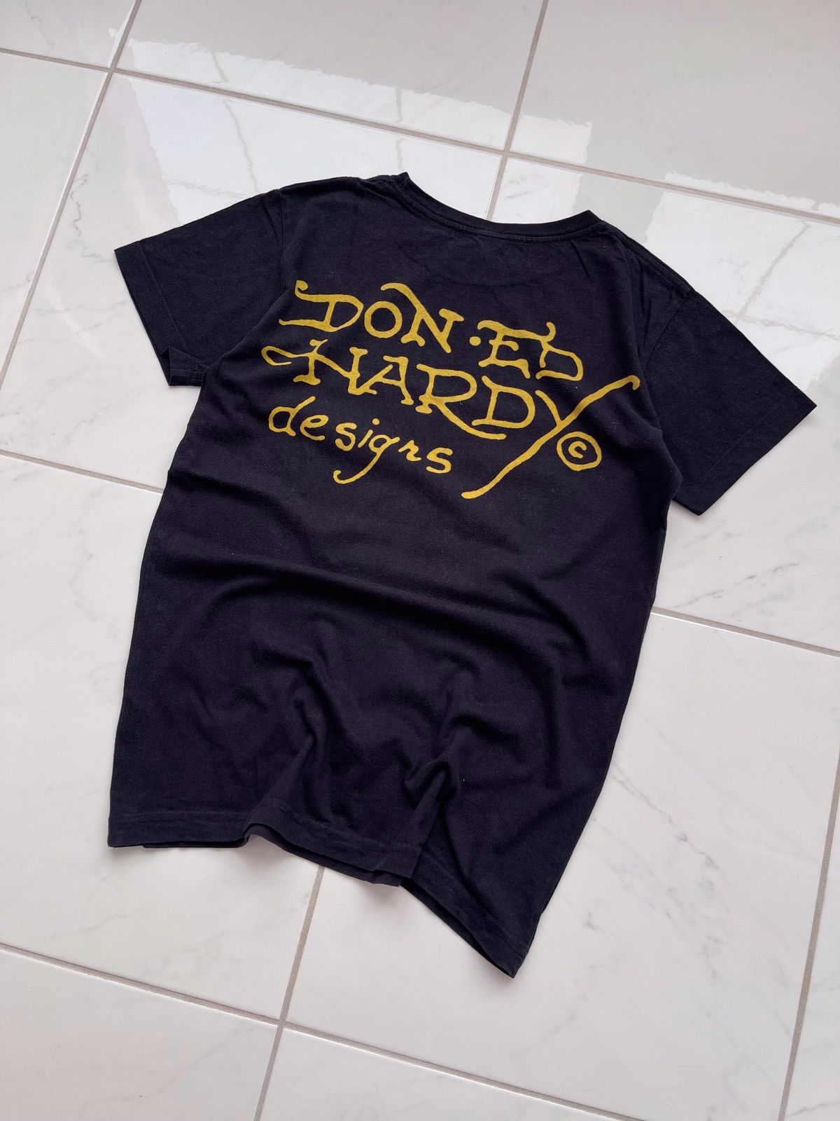 Ed Hardy × Vintage Vintage Y2k Ed Hardy Love Kills Slowly Tee Skull Size US S / EU 44-46 / 1 - 4 Thumbnail