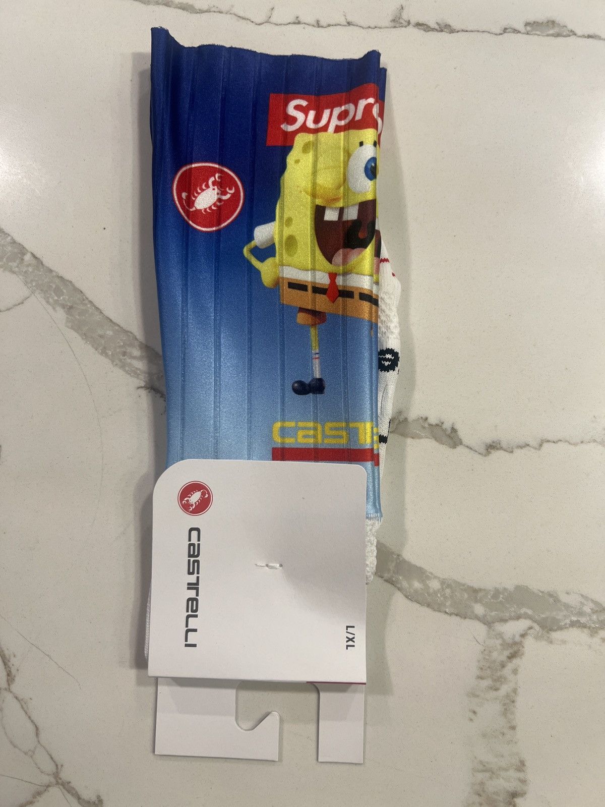 ★Supreme/SpongeBobCastelli® Cycling Sock Supreme SpongeBob SquarePants Castelli Cycling Sock (1 Pack