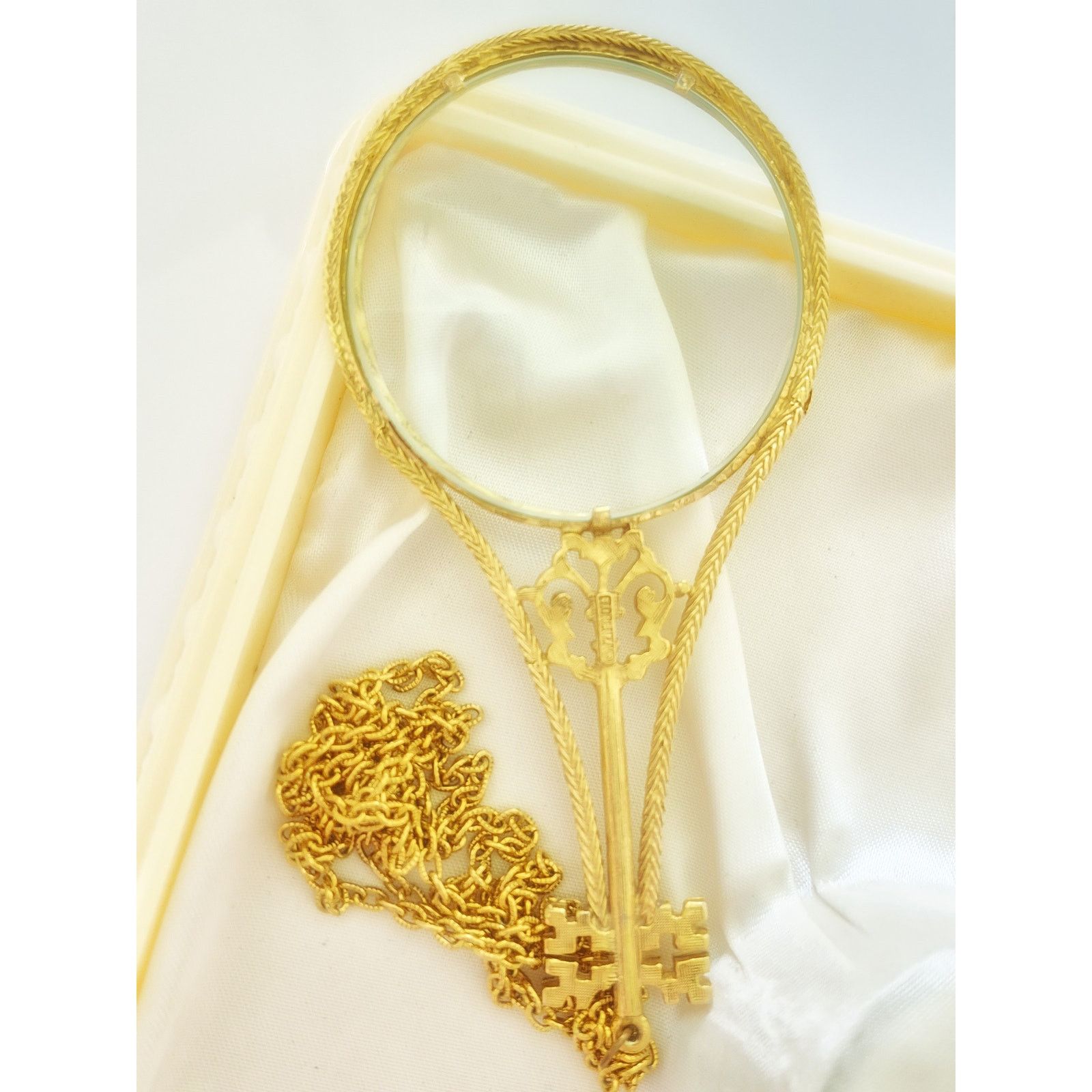 Other Vintage Florenza Magnifying Glass Necklace Size ONE SIZE - 2 Thumbnail