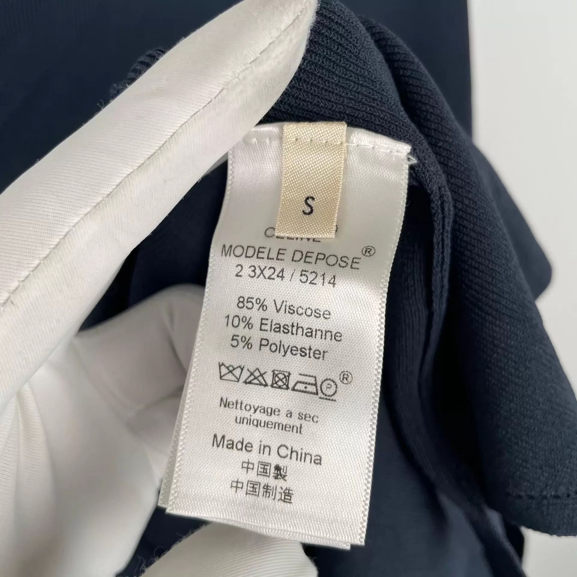Celine Celine Blue Long Sleeve Top S Size S / US 4 / IT 40 - 4 Thumbnail