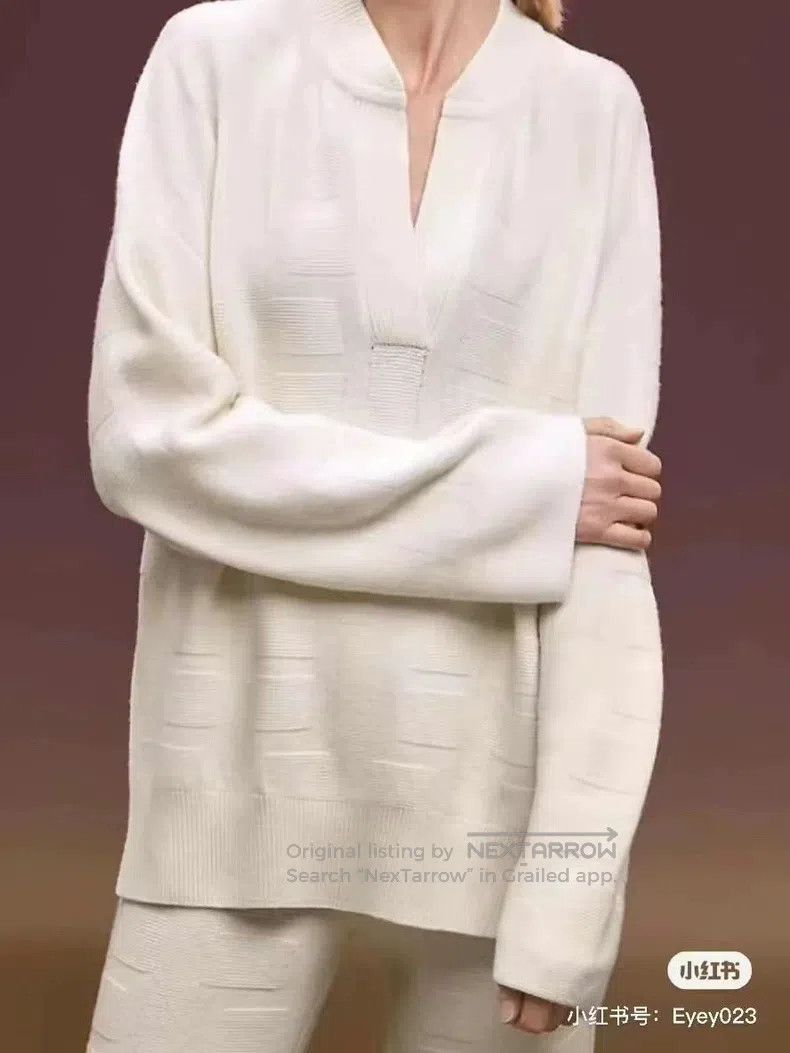 Hermes Hermes Beige Yellow Cashmere Short Overcoat Size XS / US 0-2 / IT 36-38 - 7 Thumbnail