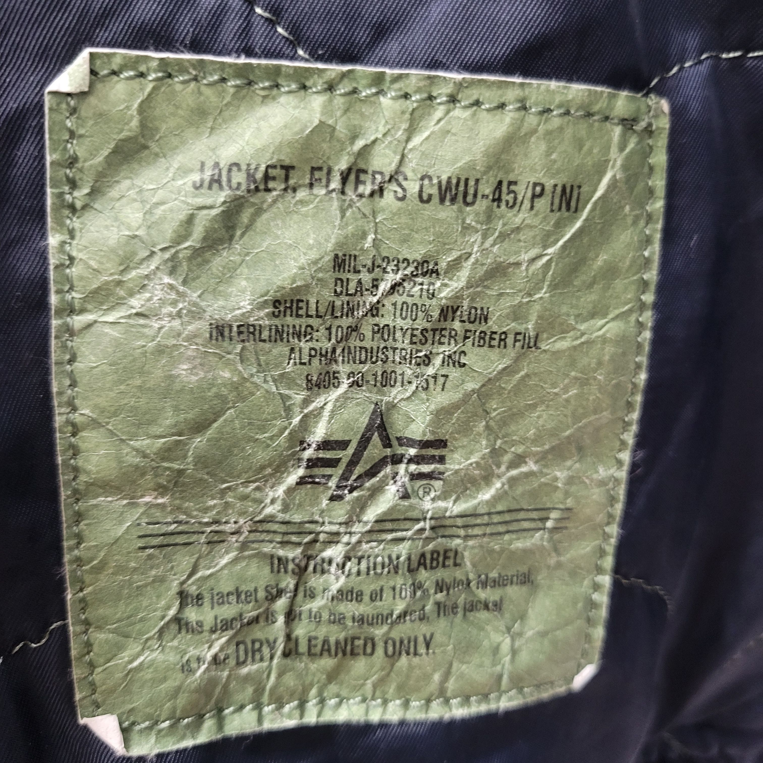 Alpha Industries Alpha Industries Men Jacket Flyers CWU45P[N] Bomber Size US S / EU 44-46 / 1 - 13 Thumbnail