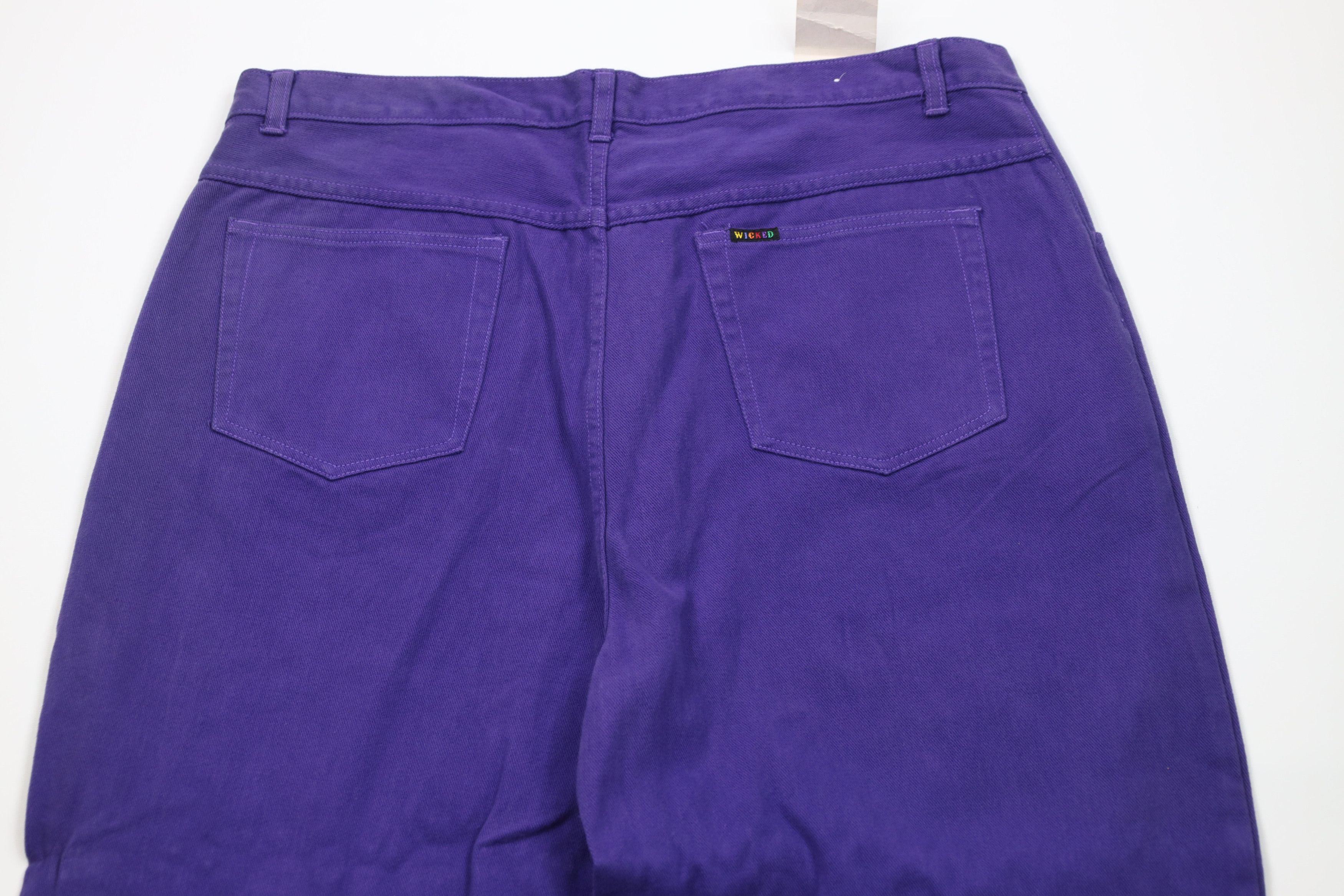 Vintage Deadstock Vintage 90s Streetwear Fit Skateboard Jeans Purple Size US 42 / EU 58 - 11 Thumbnail