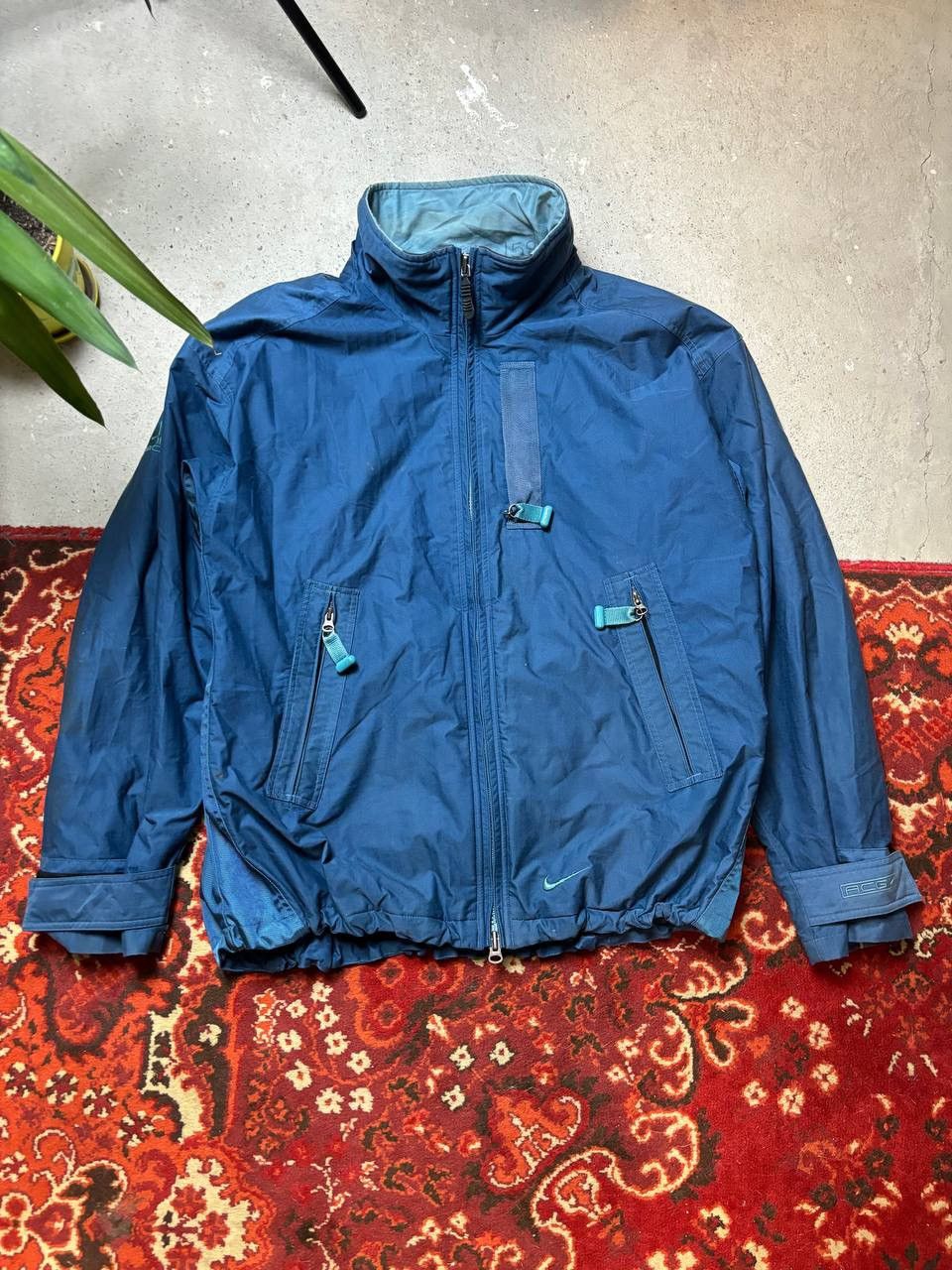 Nike ACG × Vintage Vintage Y2K Nike ACG Lab Windbreaker Swoosh Logo Jacket Size US XL / EU 56 / 4 - 1 Thumbnail