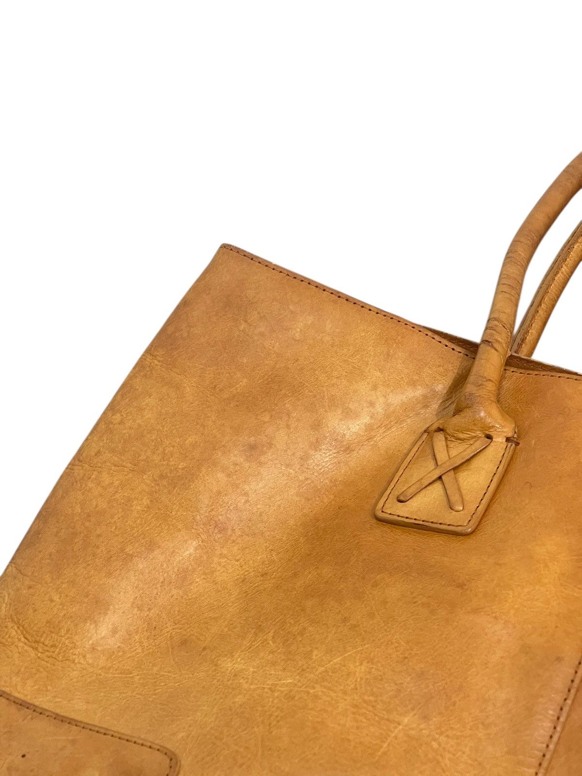 Genuine Leather Full Leather Patina Unknown Tote Shoulder Bag 2🟩2 Size ONE SIZE - 13 Thumbnail
