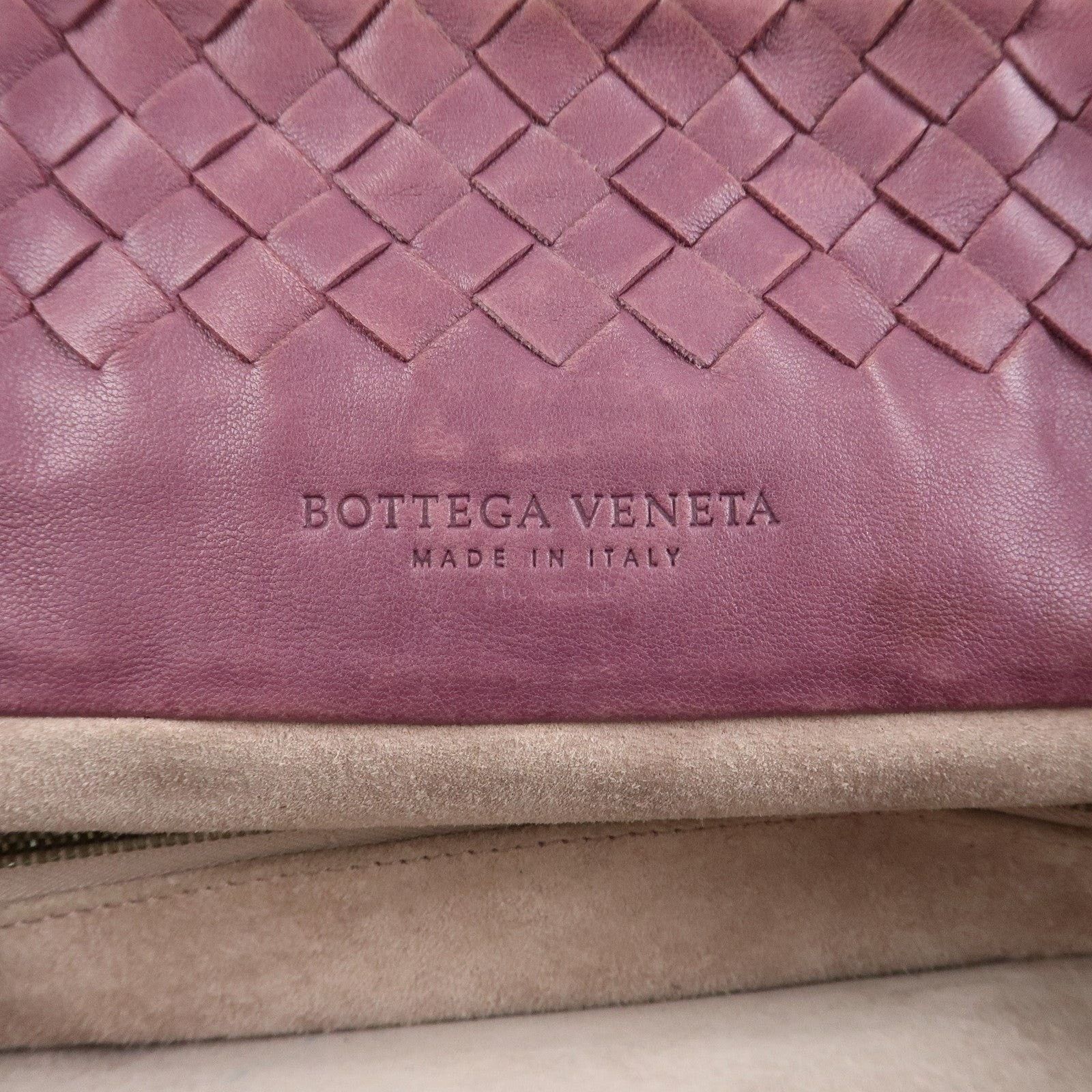 Bottega Veneta Bottega Veneta Intrecciato Lambskin Tote Pink Size ONE SIZE - 8 Thumbnail