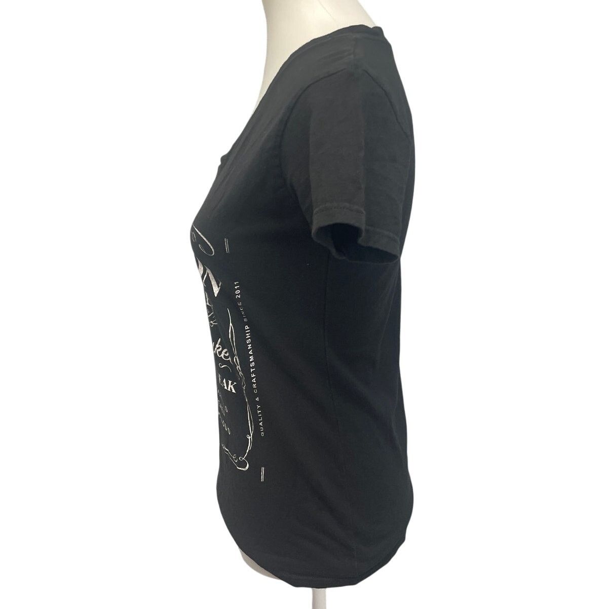 Tultex Tultex Womens Large Cotton Rock N Roll Short Sleeve Tee Size L / US 10 / IT 46 - 2 Thumbnail