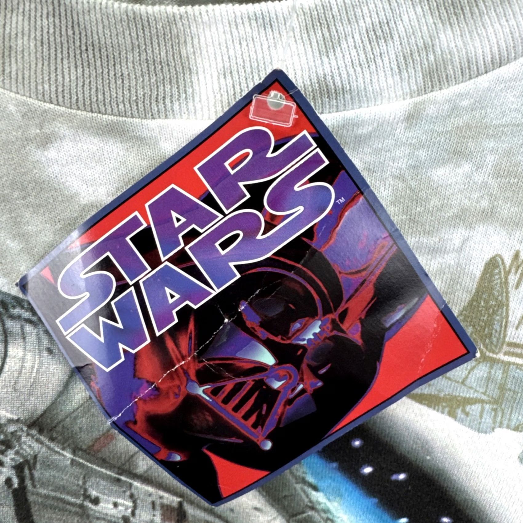 Liquid Blue VINTAGE Liquid Blue Star Wars Millennium Falcon T Shirt 2XL XXL White Rare 90s Mens Size US XXL / EU 58 / 5 - 6 Thumbnail