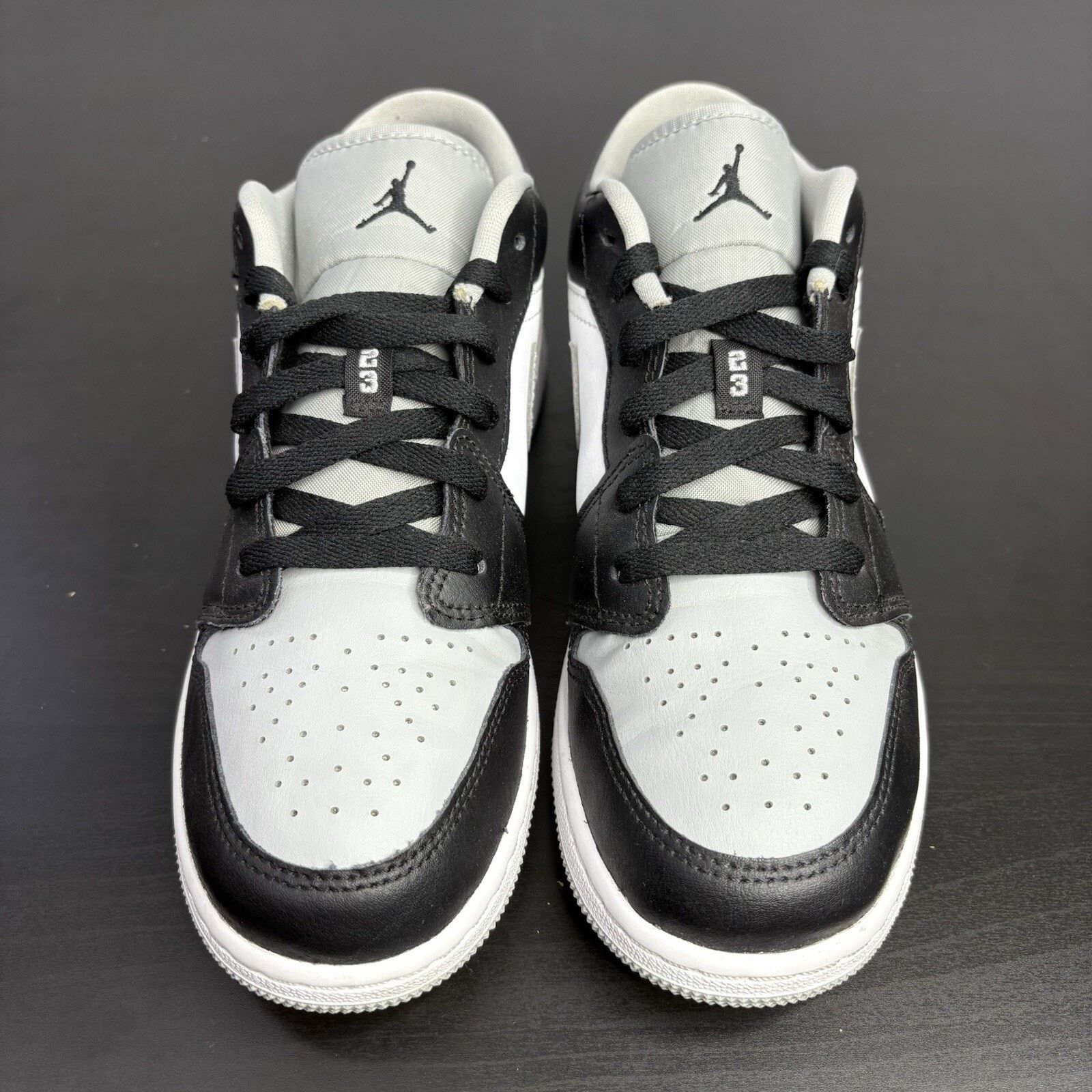 Nike Size 6.5Youth/8Women's - Retro 1 Low Gray Toe Size US 6.5 / EU 39-40 - 2 Thumbnail