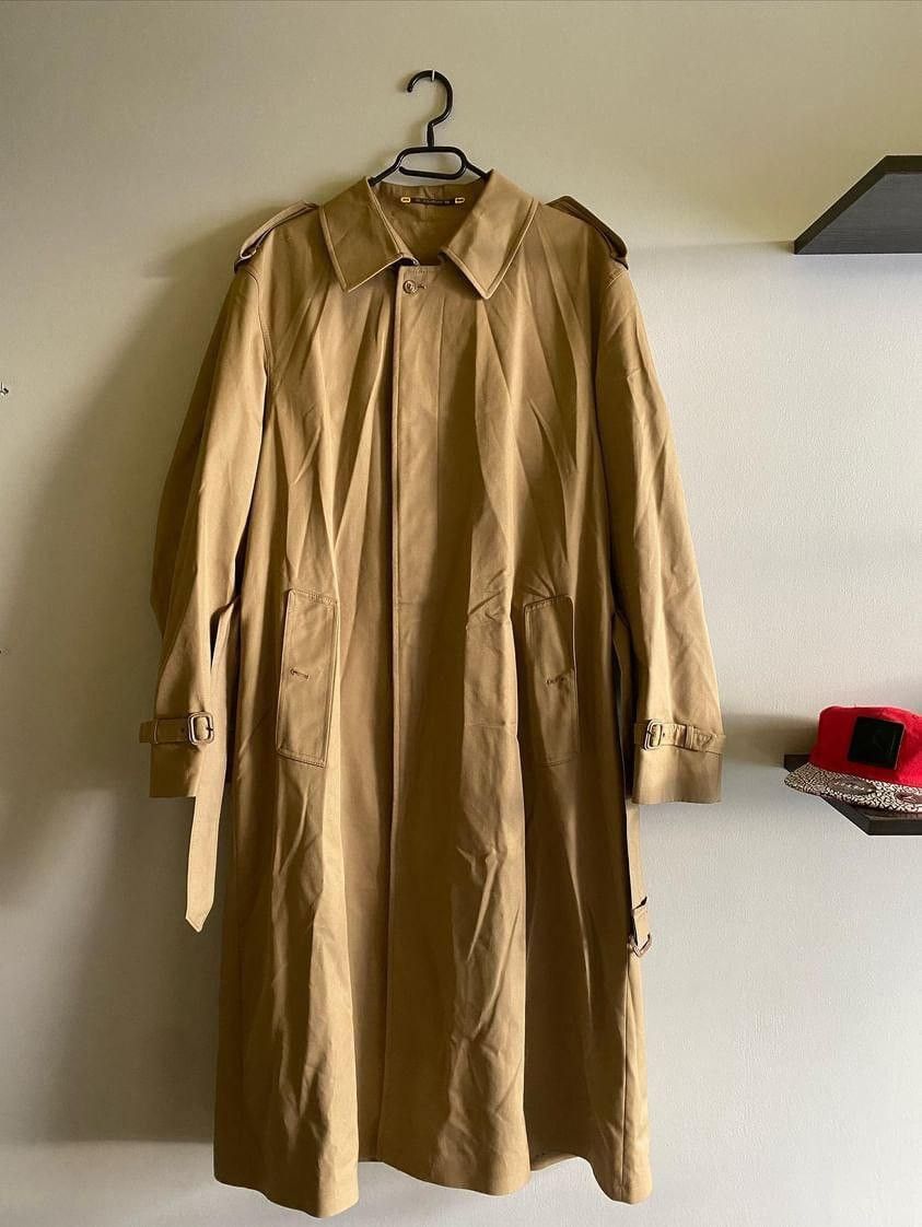 image of Trench YVES Saint Laurent 90's Archival Clothing in Camel Brown, Women's (Size Large)