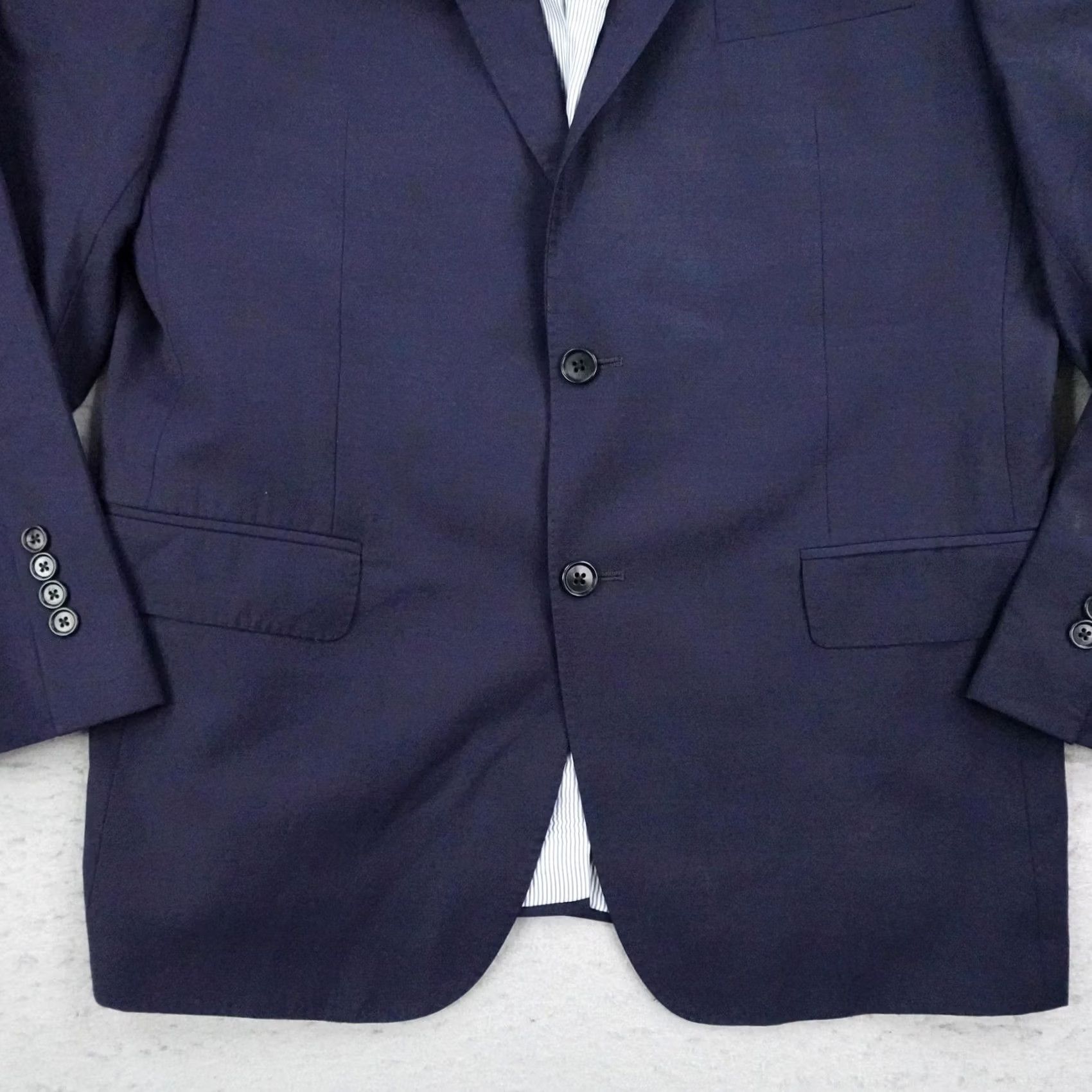 Brooks Brothers Brooks Brothers Blazer Mens 42R Blue Explorer Madison Fit Slim Suit Jacket Coat Size 42R - 3 Thumbnail