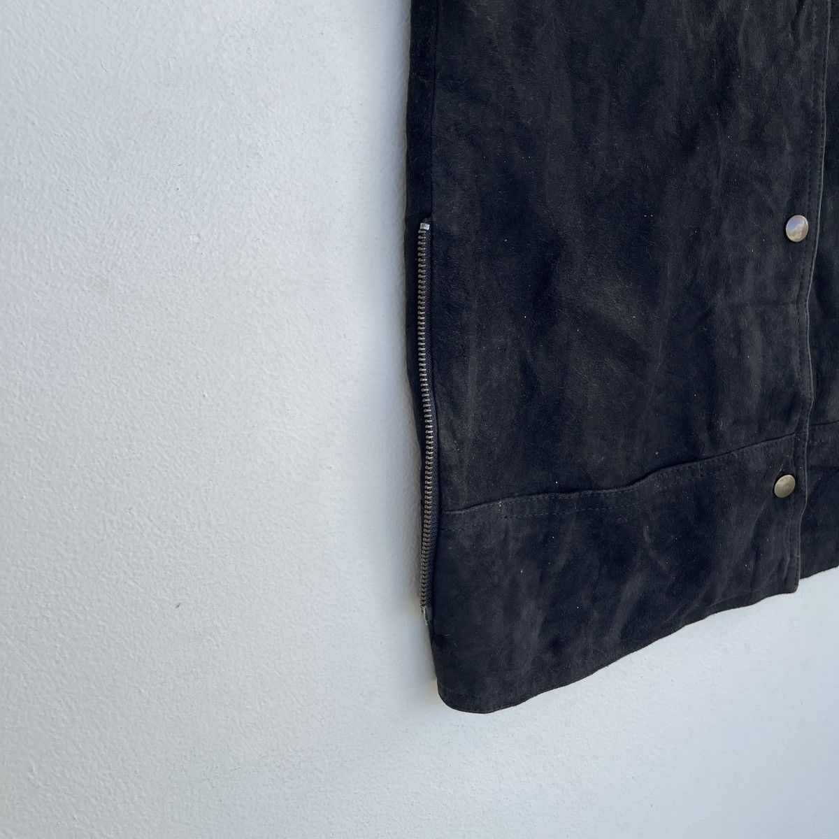 Jean Paul Gaultier 90s Archive Jean Paul Gaultier Paris Suede Leather Vest Size US M / EU 48-50 / 2 - 4 Thumbnail
