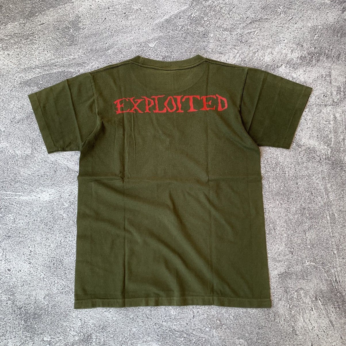 Band Tees × Vintage Vintage The Exploited t-Shirt 1990 Punk Rock Band Tee Size US M / EU 48-50 / 2 - 2 Thumbnail