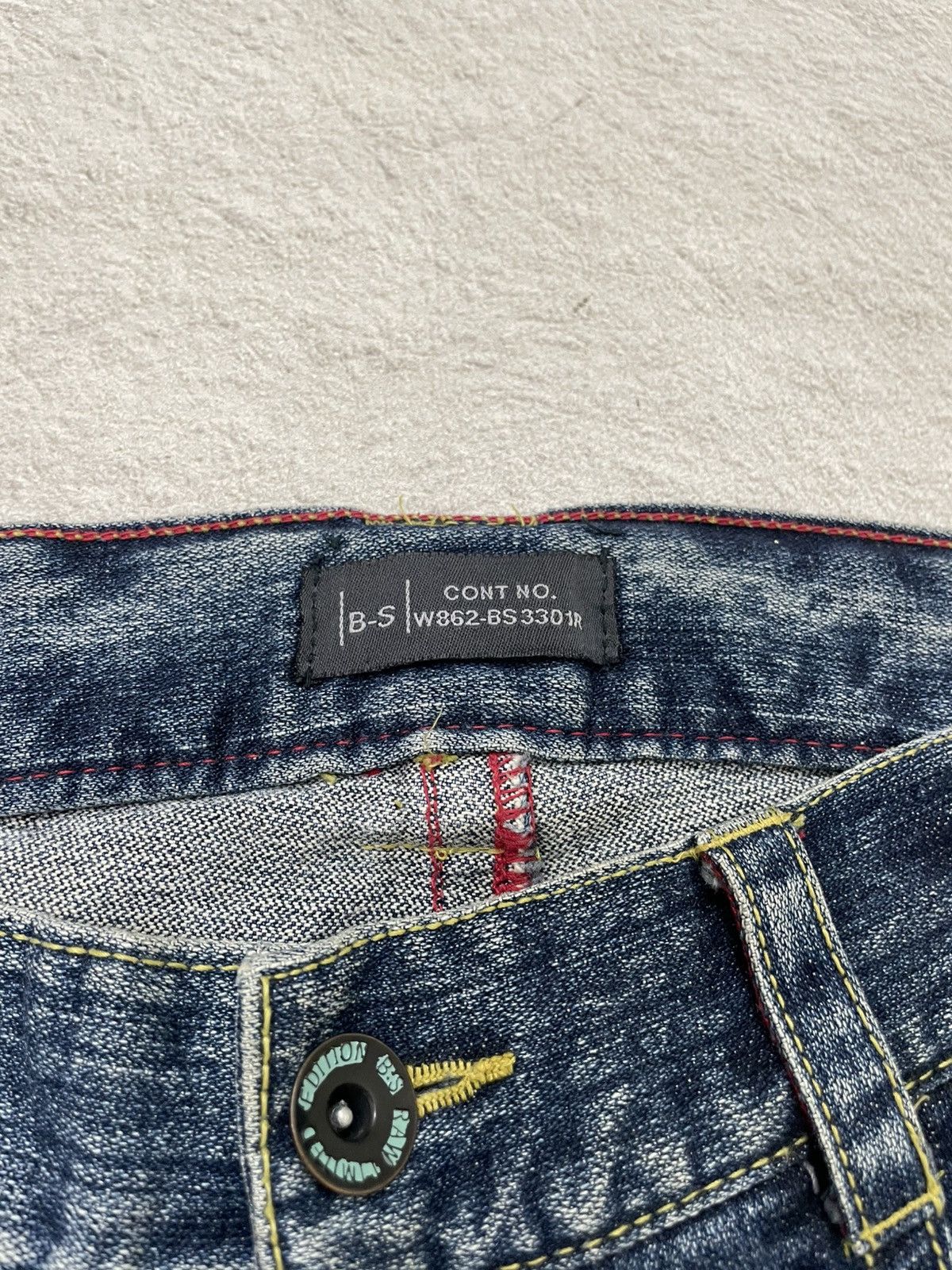 Hysteric Glamour 2000s Hysteric Flare Raw Denim Heavy Fading Embroidered Y2K Size US 36 / EU 52 - 8 Thumbnail