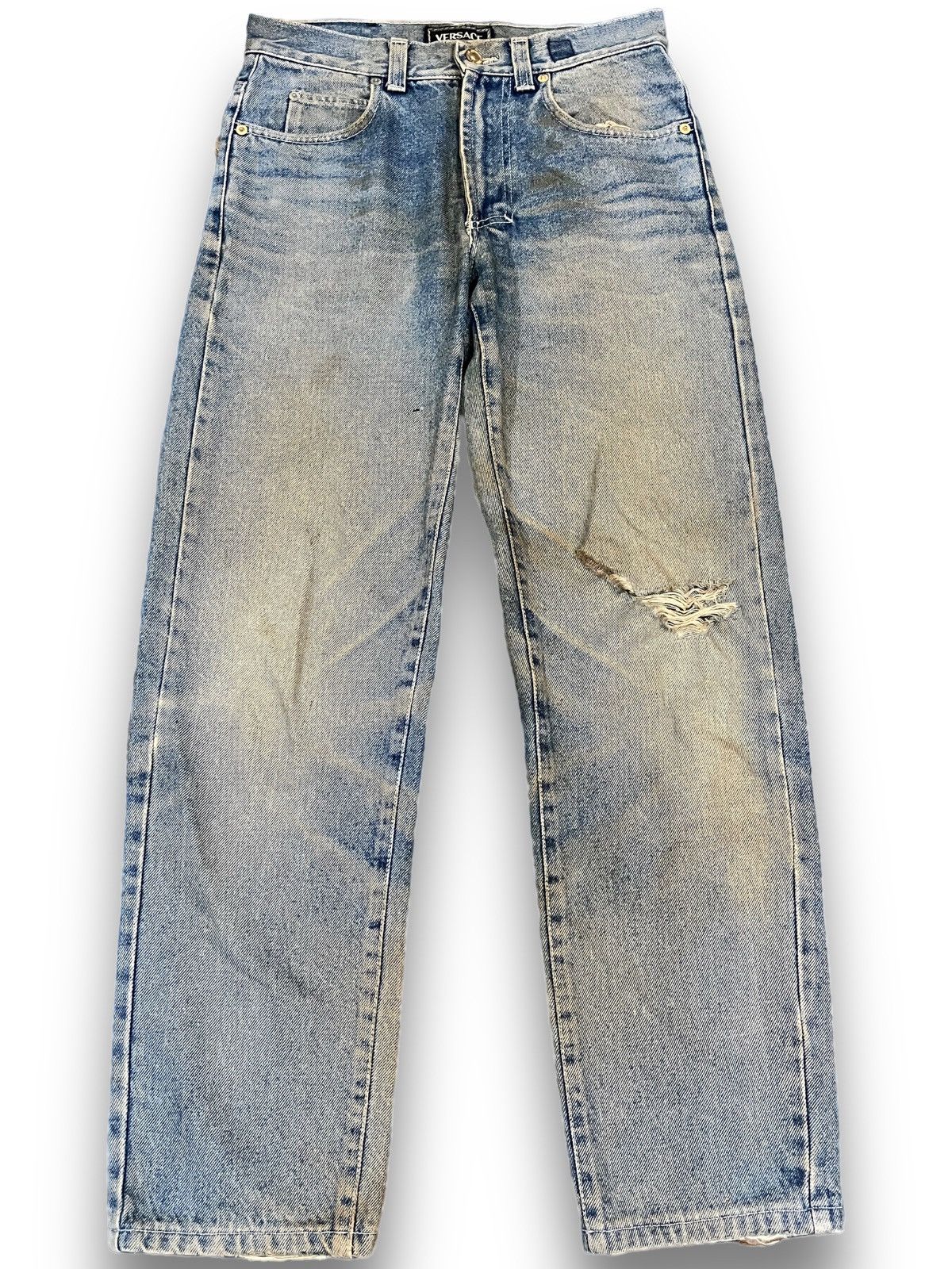 Versace × Versace Jeans Couture Versace Jeans Courture Mudwash Denim Size US 30 / EU 46 - 1 Thumbnail