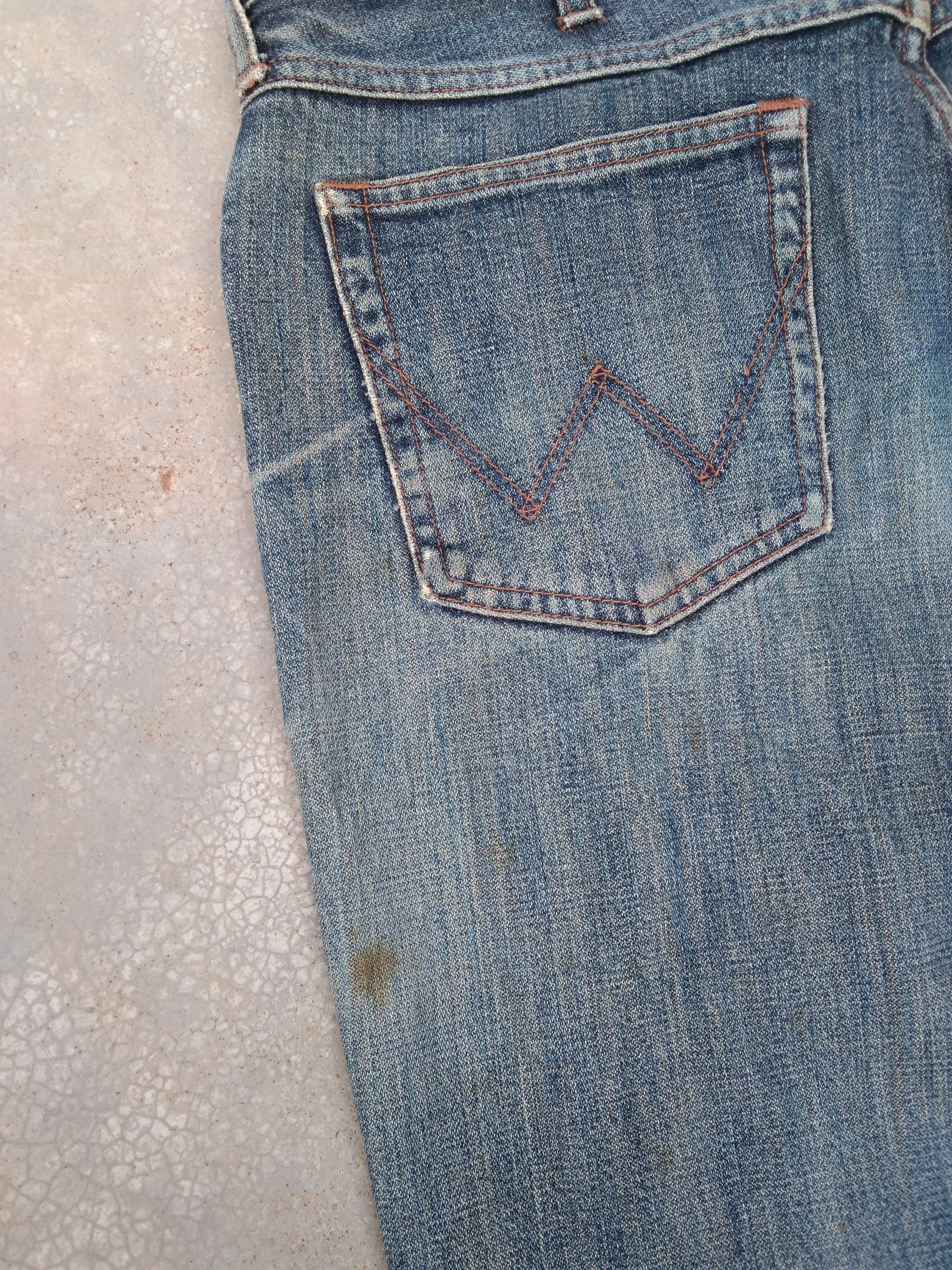 Wrangler Vintage Wrangler Straight Leg Distressed Jeans 33x30 Size US 33 - 5 Thumbnail