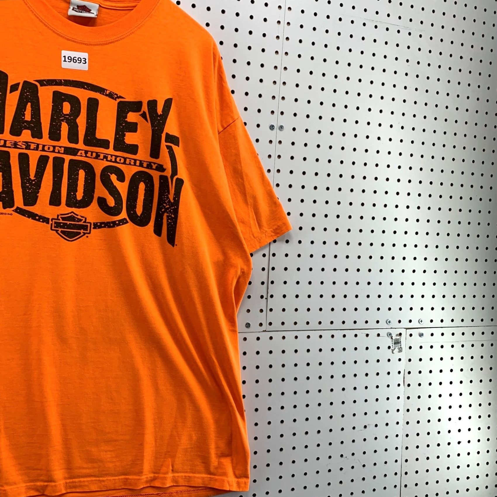 Harley Davidson Harley Davidson Motorcycle Shirt Orange Mens 2XL Kersting's Museum XXL Size US XXL / EU 58 / 5 - 5 Thumbnail