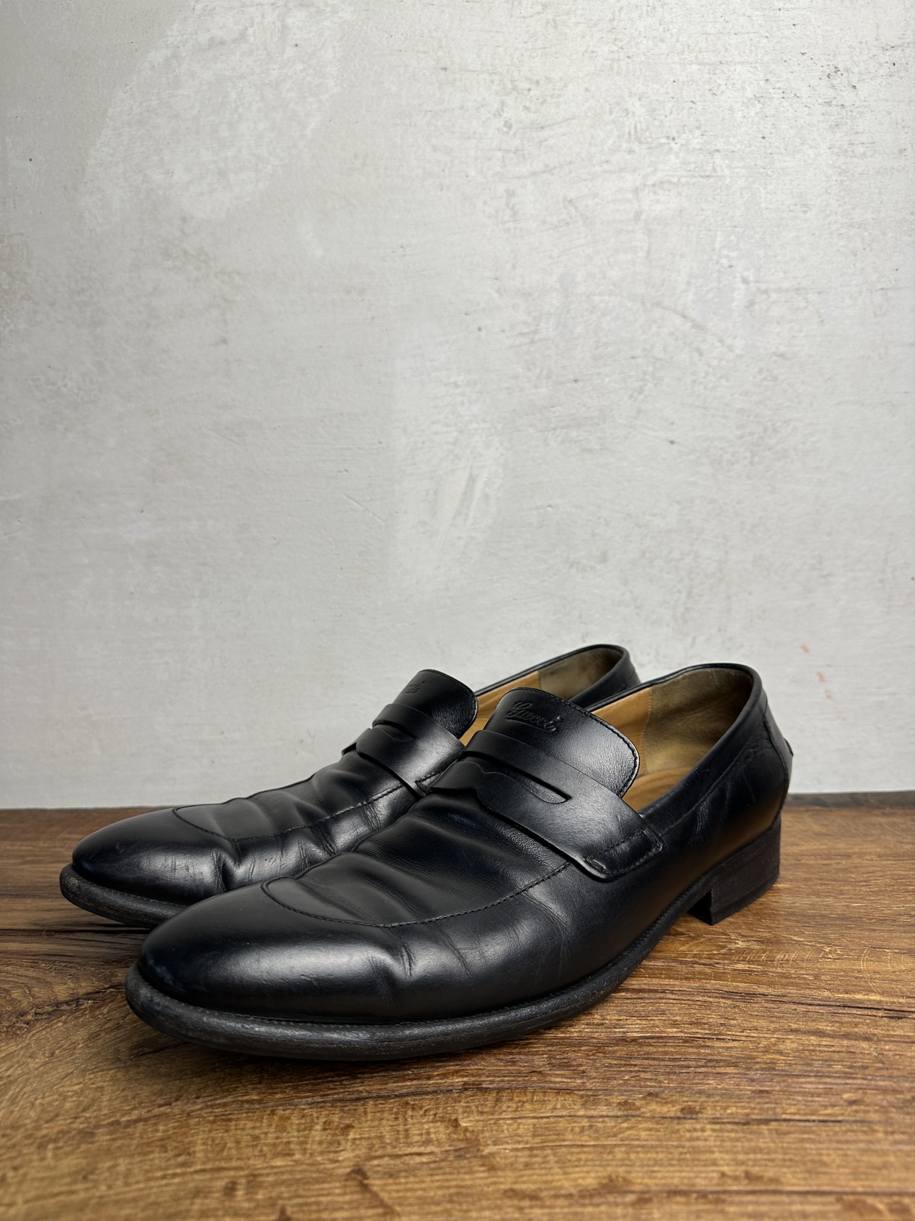 Gucci Casual Leather Gucci Cap Toe Shoes Size US 10 / EU 43 - 1 Thumbnail