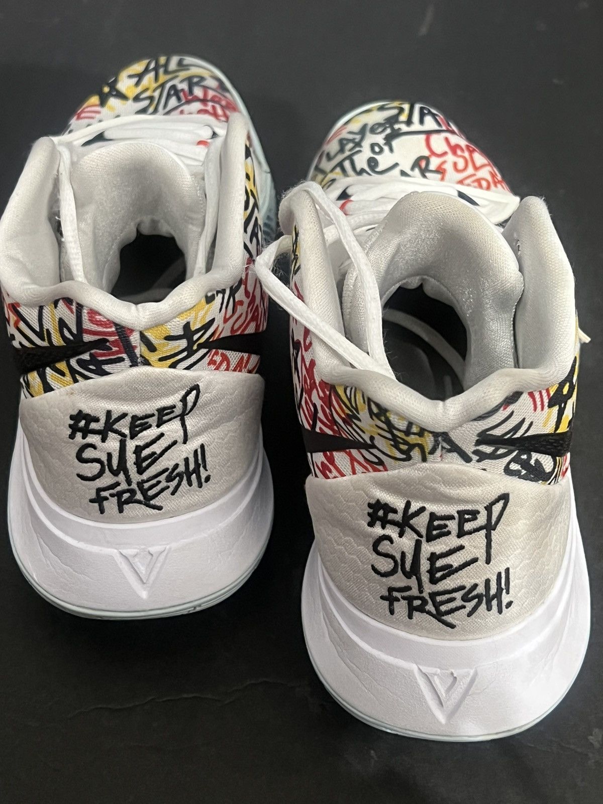 Nike Kyrie Sue Birds graffiti Size US 10.5 / EU 43-44 - 3 Thumbnail