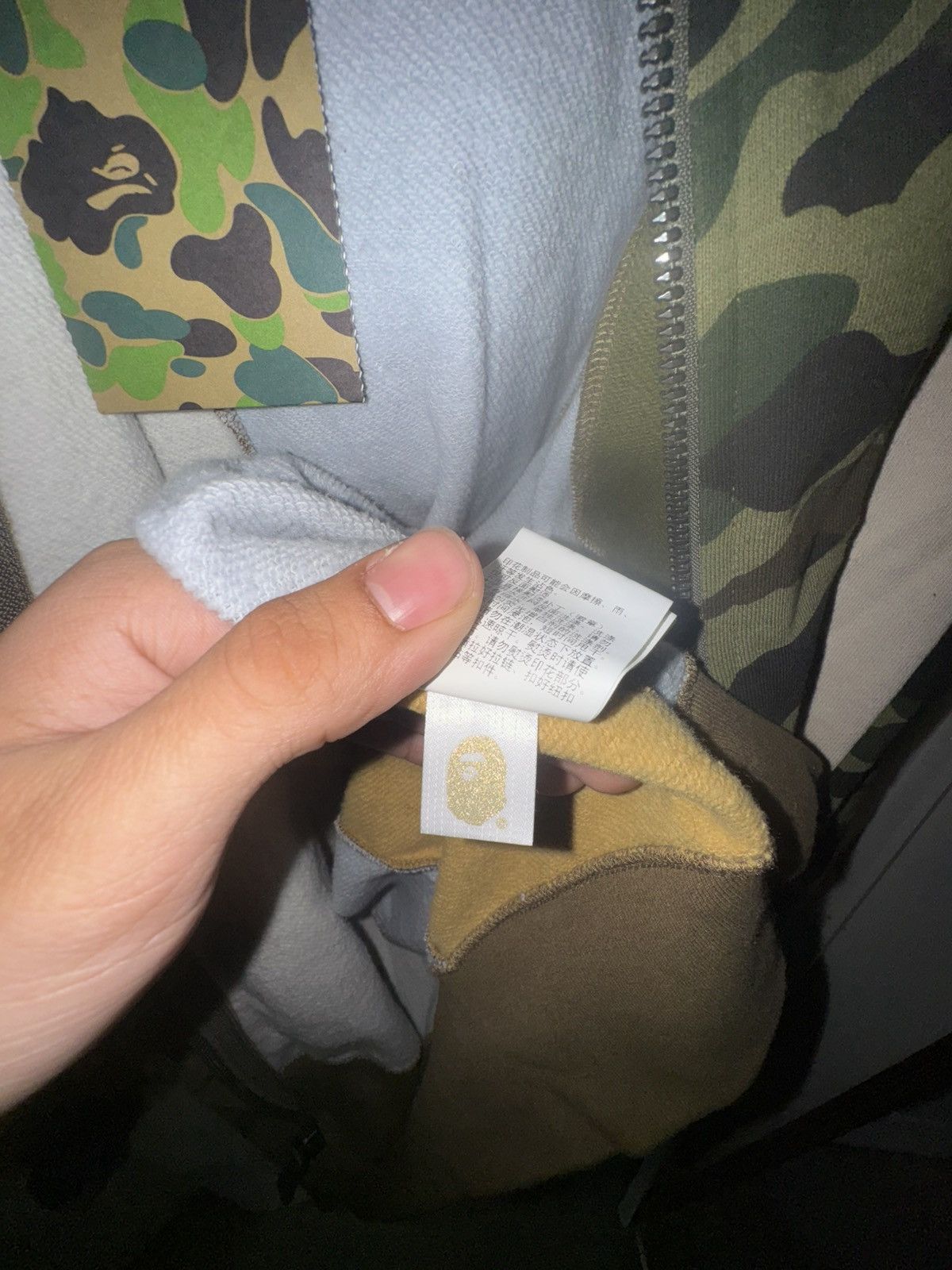 Bape Crazy Camo Mad Shark Relaxed Full Zip Hoodie Size US XXL / EU 58 / 5 - 5 Thumbnail