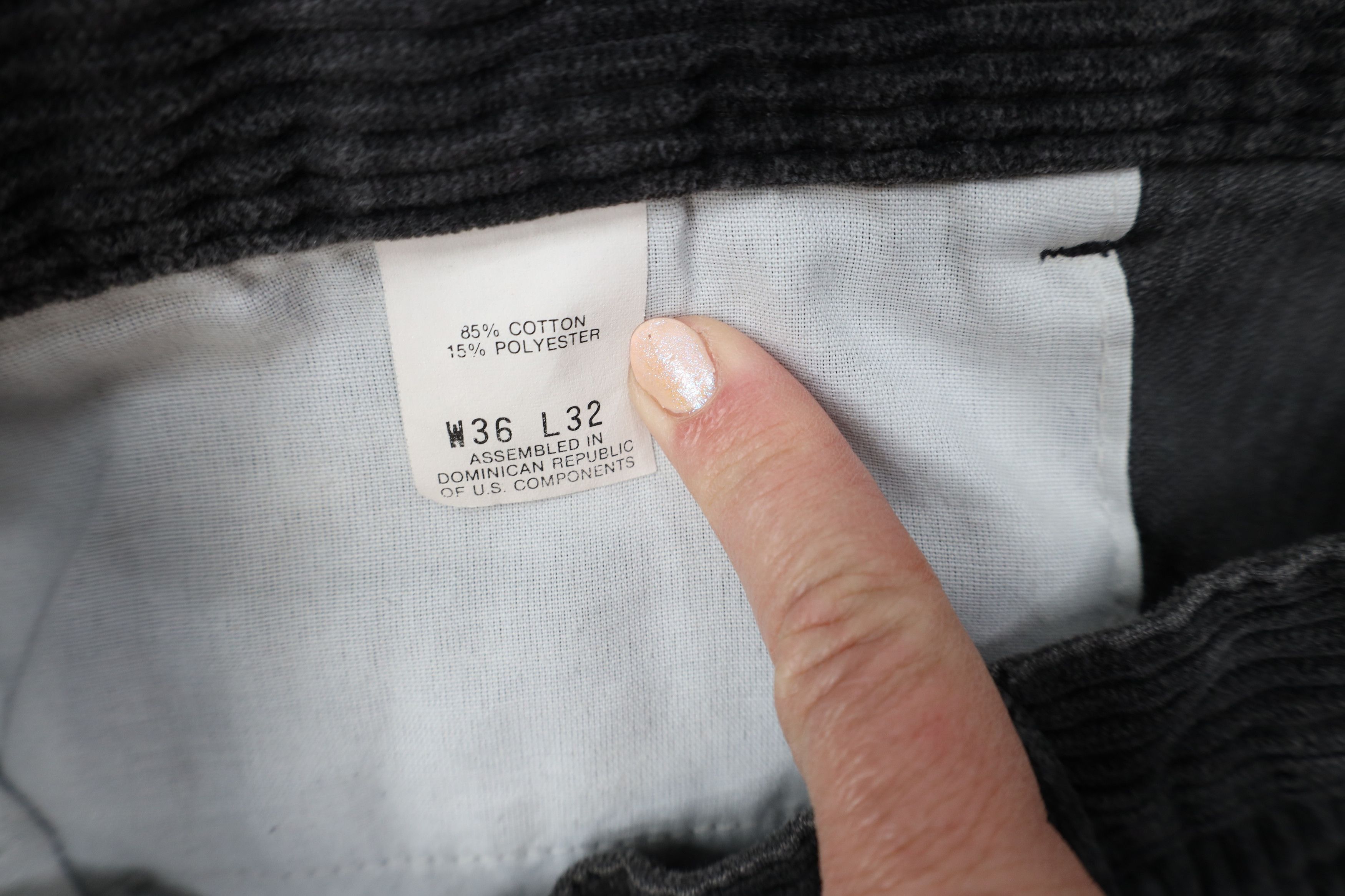Vintage Vintage 90s Streetwear Cuffed Straight Leg Corduroy Pants Size US 36 / EU 52 - 7 Thumbnail