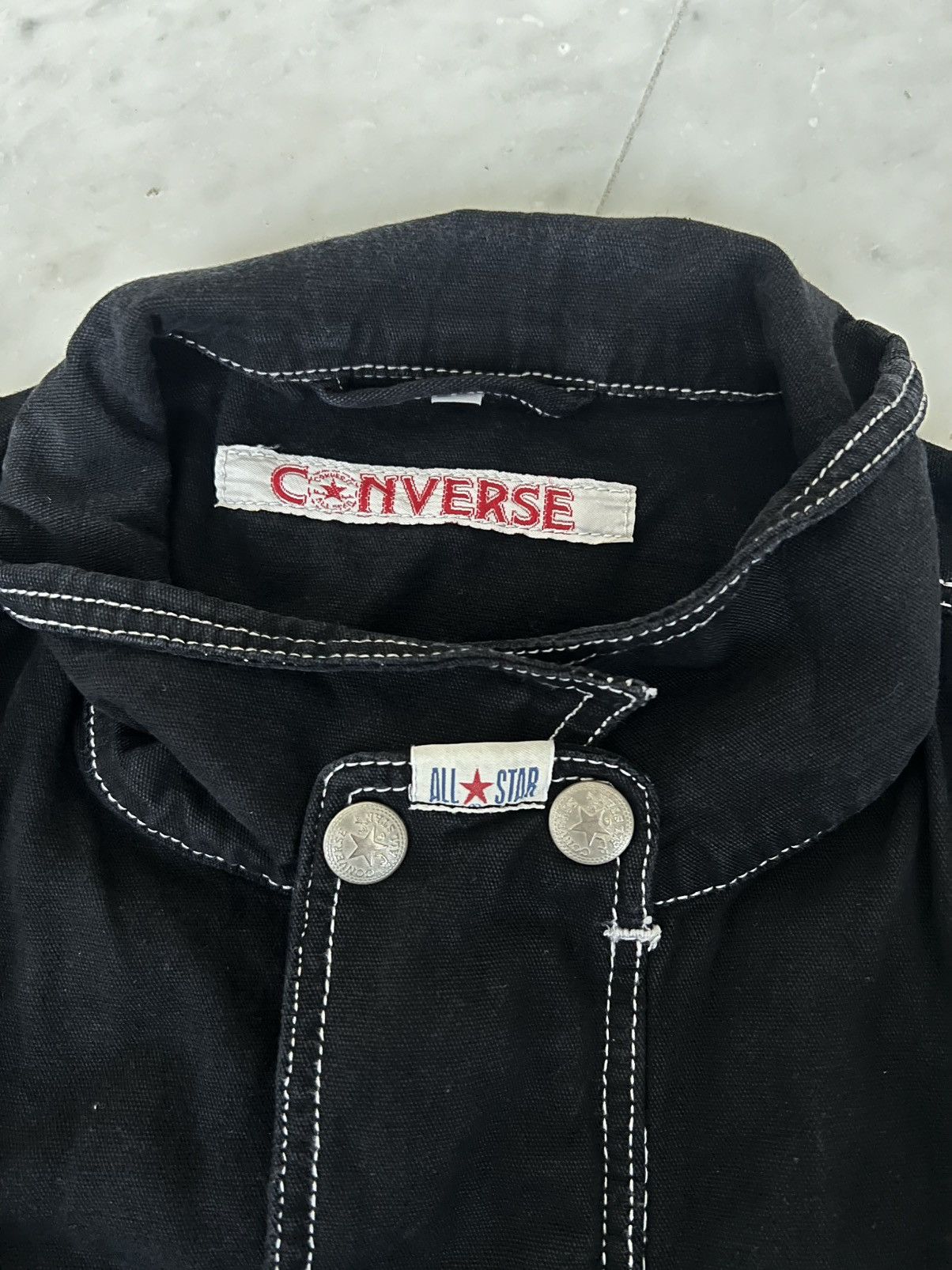Converse Converse All Star Heritage Jacket - Contrast Stitching Size US XL / EU 56 / 4 - 4 Thumbnail