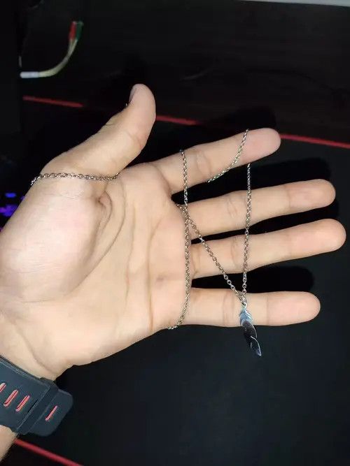 Jewelry Last drop!!Simple Long Chain Feather pendant Necklace Size ONE SIZE - 4 Thumbnail