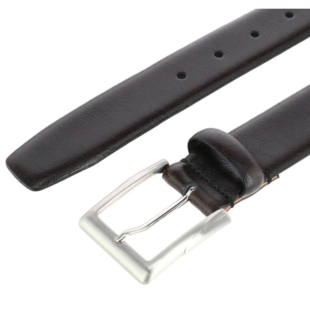 Trafalgar Traflagar Black Rafferty Italian Leather Belt 44 Waist Size 44 - 2 Thumbnail