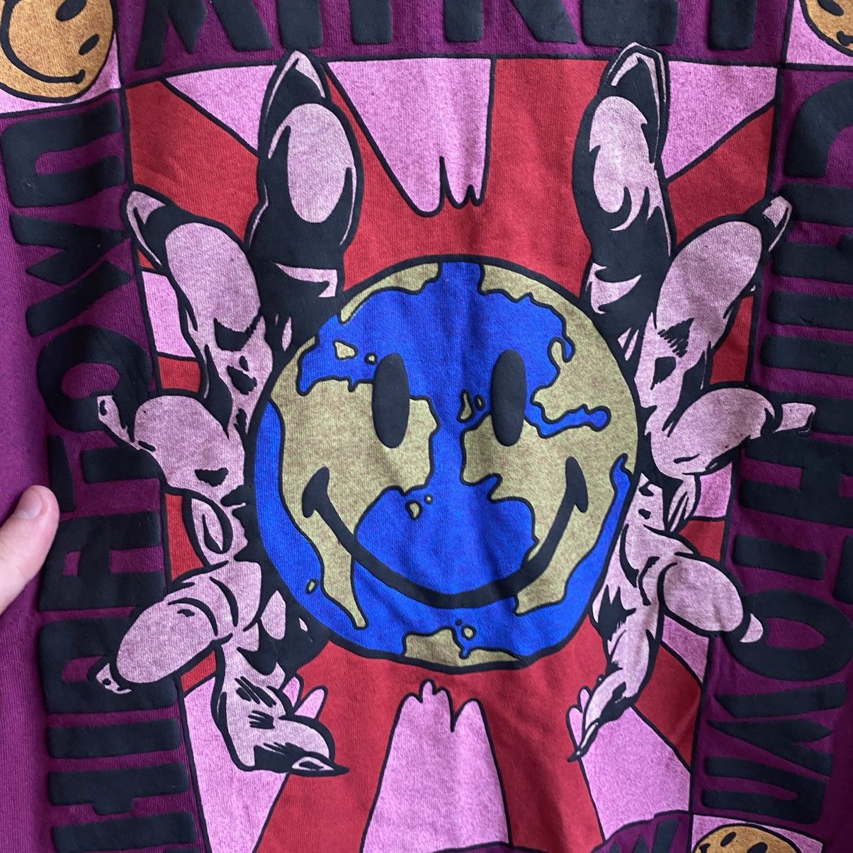 Designer Designer Chinatown x Smiley Big Graphic Logo y2k rare tee Size US M / EU 48-50 / 2 - 4 Thumbnail