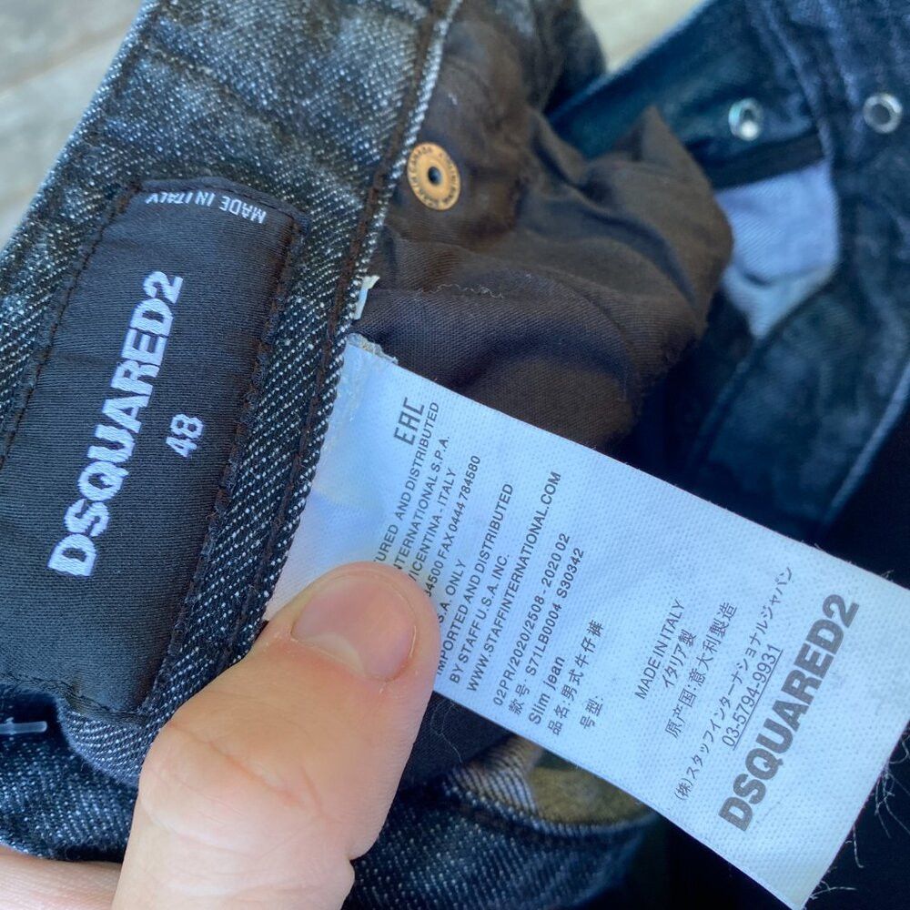 Dsquared2 Vintage DSQuared2 Designer Denim Jeans Size 48 MultiFade Gr Size US 34 / EU 50 - 5 Thumbnail