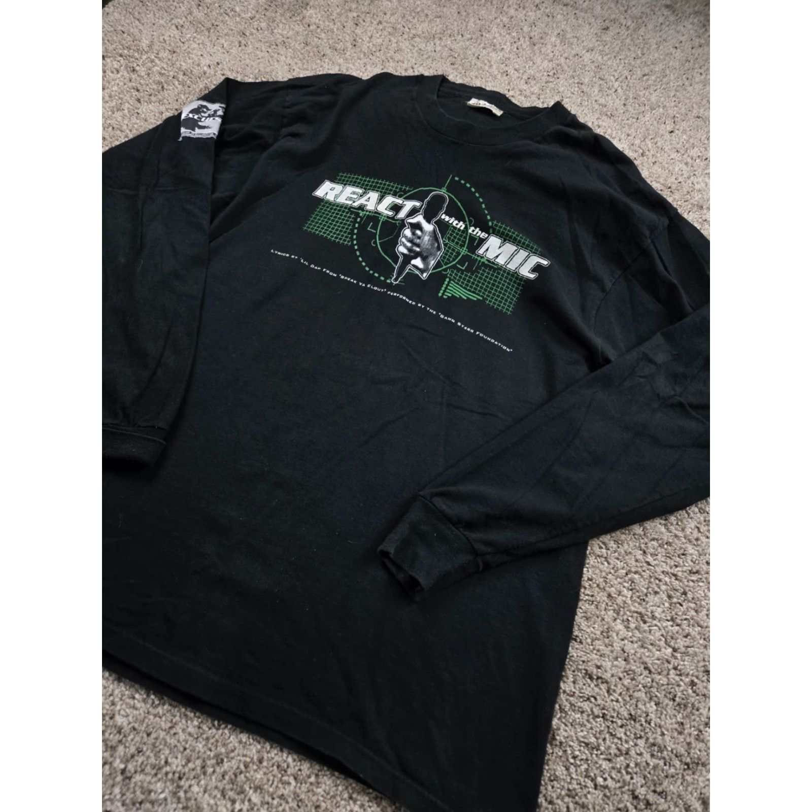 Vintage VINTAGE The Excursions Gang Starr Lil Dap Excursions T Shirt 2XL Mens Black Hip Hop 90s Y2K Size US XXL / EU 58 / 5 - 2 Thumbnail