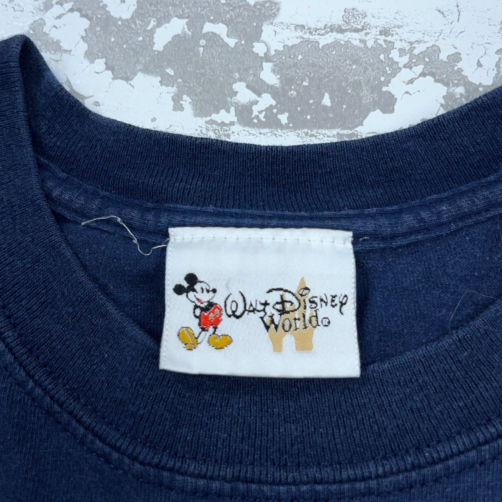 Disney VINTAGE Disney Shirt Men L Blue Mickey Mouse American Flag Y2K 00s Cyber Graphic Print Tee Crew Neck Short Sleeve Logo Disney Mens Blue 1990s 1999s Size US L / EU 52-54 / 3 - 3 Thumbnail