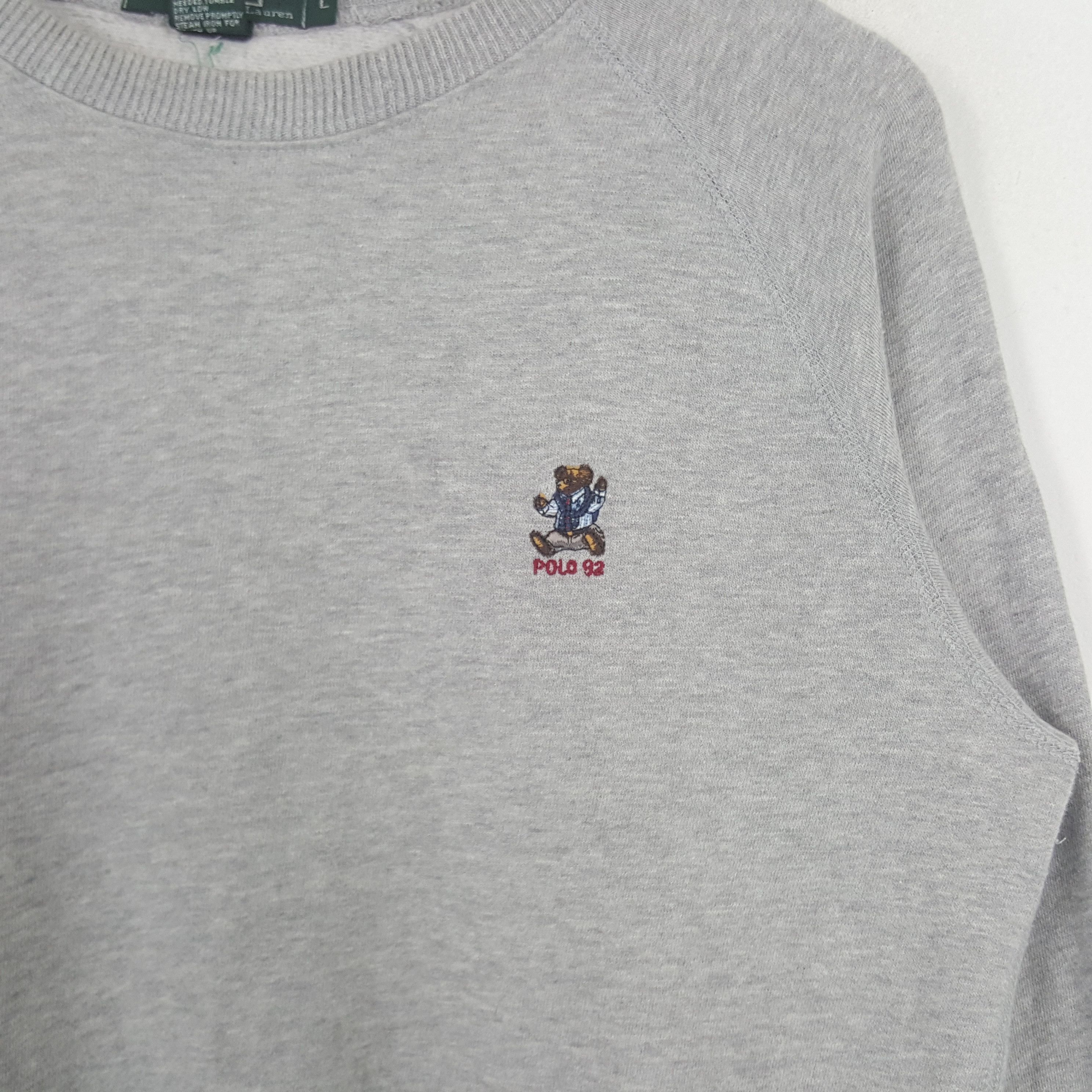 Polo Ralph Lauren Vintage Polo Bear by Ralph Lauren Sweatshirt C295N14 Size US S / EU 44-46 / 1 - 2 Thumbnail
