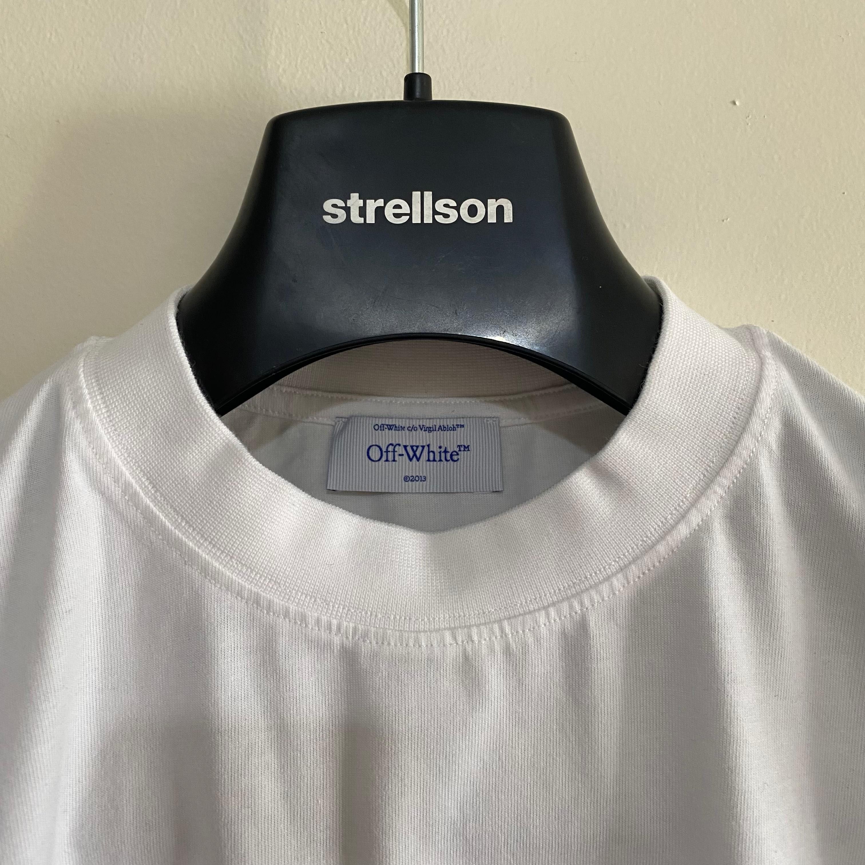Off-White White Blue Local Store "Paris" T-Shirt Size XXS / US 00 / IT 34 - 3 Thumbnail