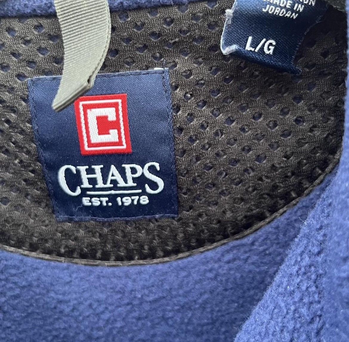 Chaps Ralph Lauren Title: Vintage Chaps Navy Blue Full-Zip Fleece Jacket Style Size US L / EU 52-54 / 3 - 5 Thumbnail