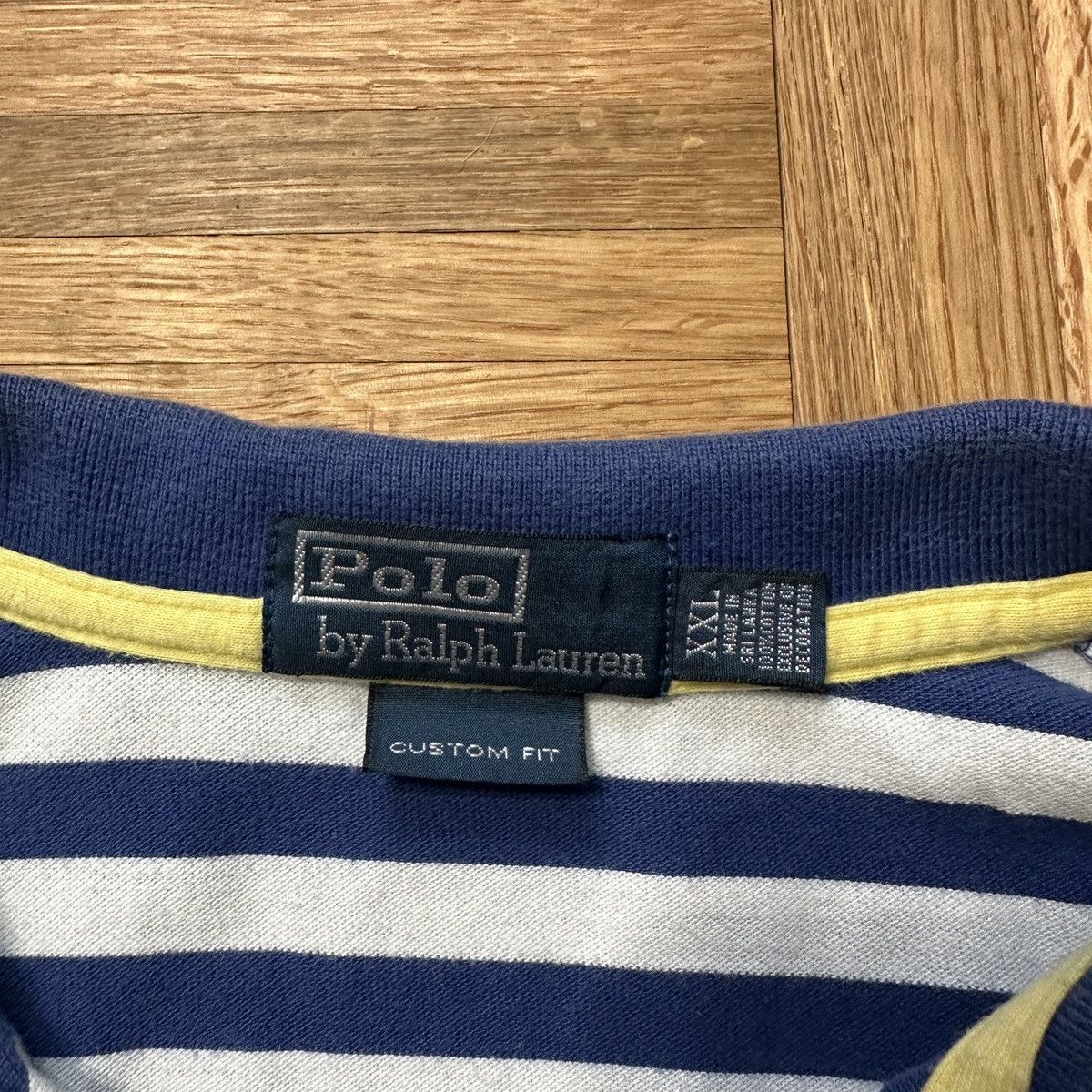 Polo Ralph Lauren Vintage Polo crest striped shirt Size US XXL / EU 58 / 5 - 4 Thumbnail