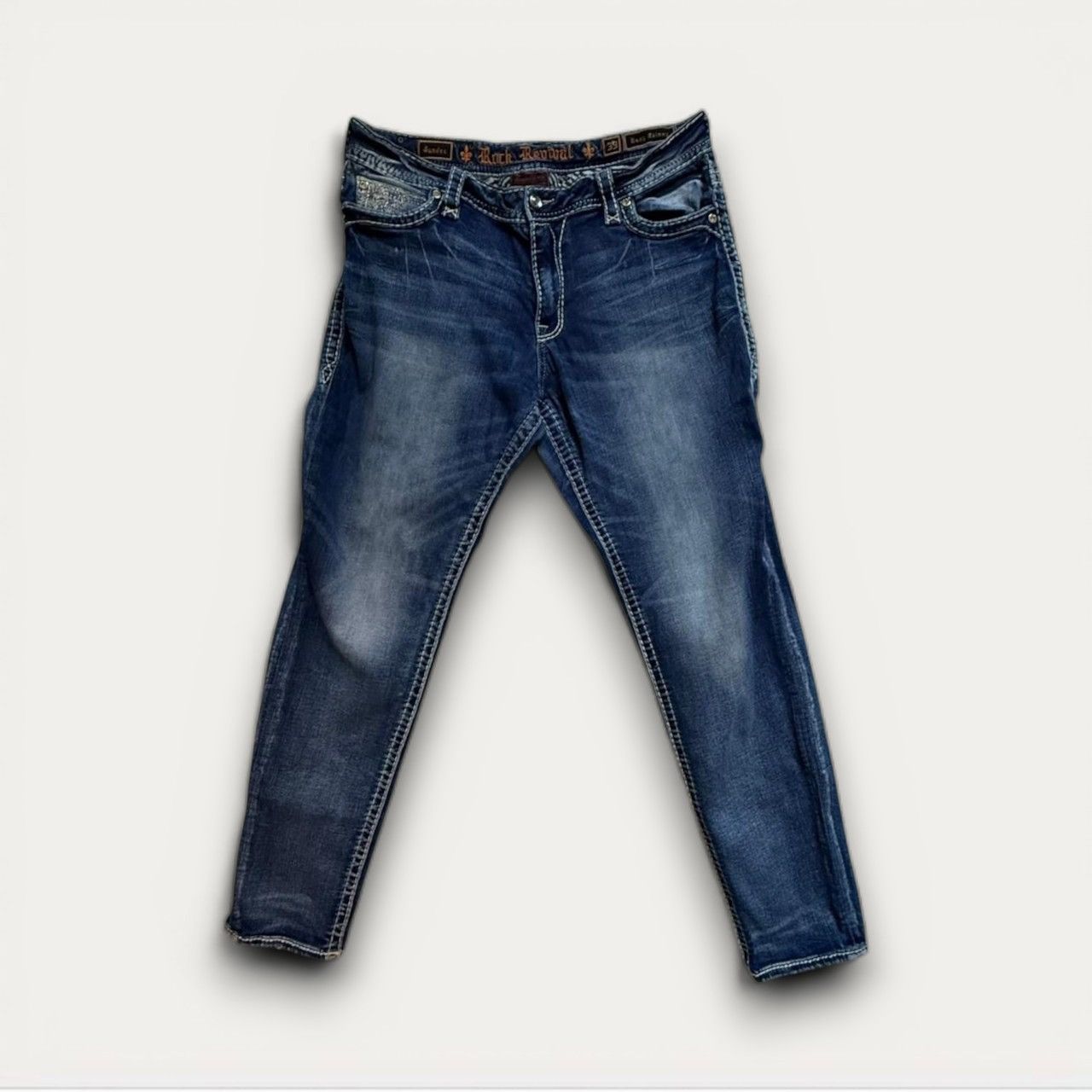 Rock Revival Rock Revival Sundee Easy Skinny Jeans Size 33" - 1 Thumbnail